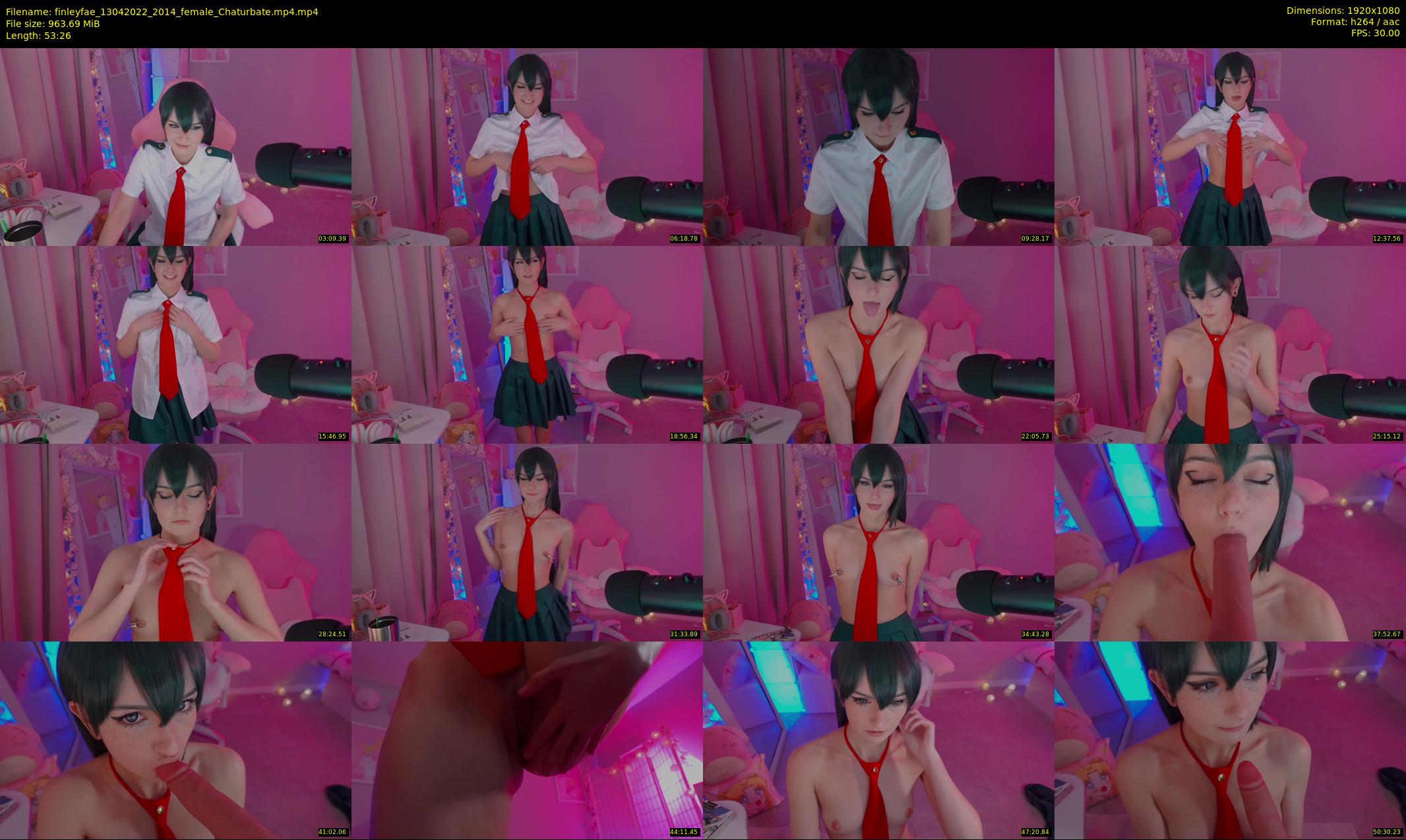 finleyfae — 54 minute Chaturbate female cam show recording, 1080p, Apr 13, 2022