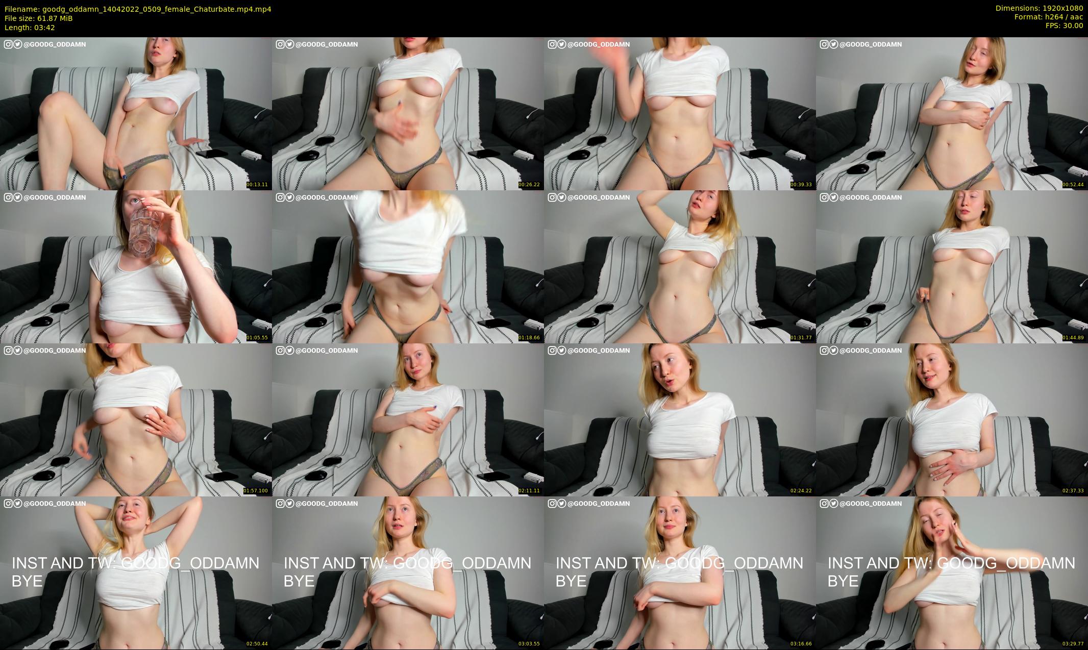 goodg_oddamn — 4 minute Chaturbate female cam show recording, 1080p, Apr 14, 2022