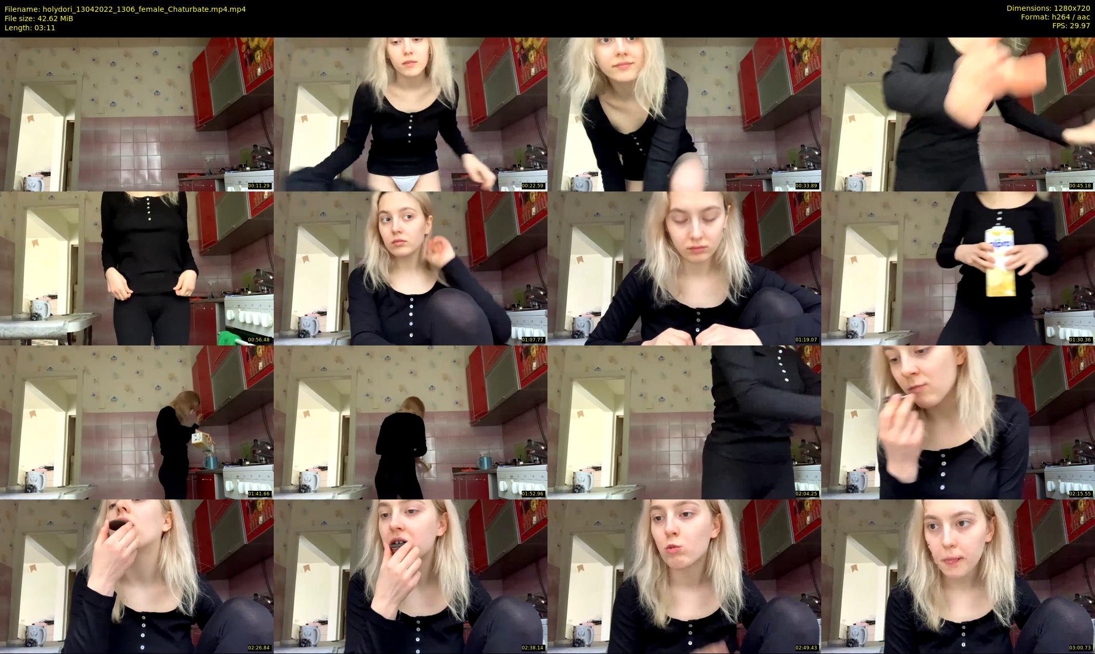 holydori — 4 minute Chaturbate female cam show recording, 720p, Apr 13, 2022