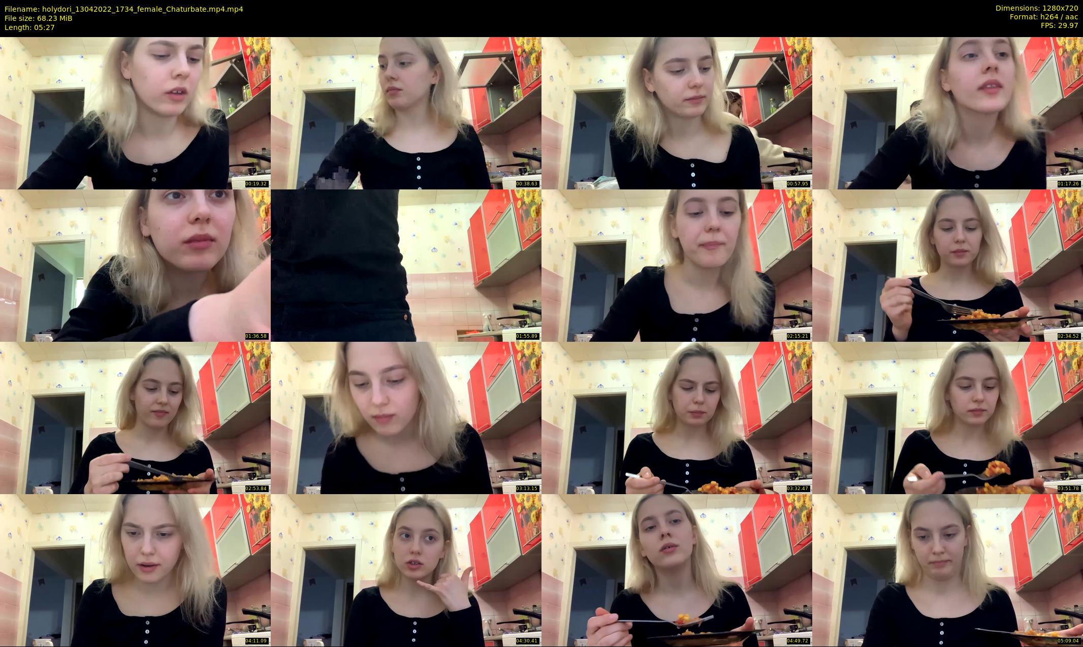 holydori — 6 minute Chaturbate female cam show recording, 720p, Apr 13, 2022