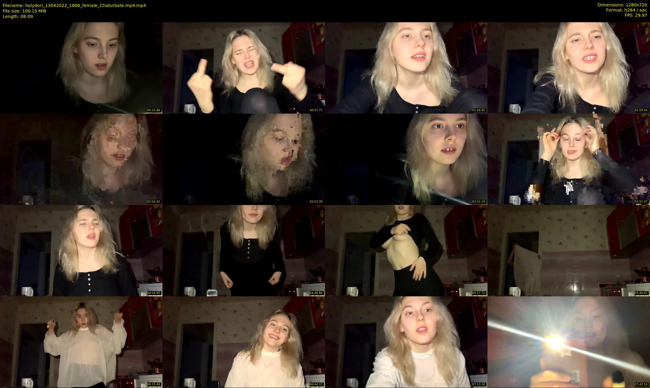 holydori — 9 minute Chaturbate female cam show recording, 720p, Apr 13, 2022