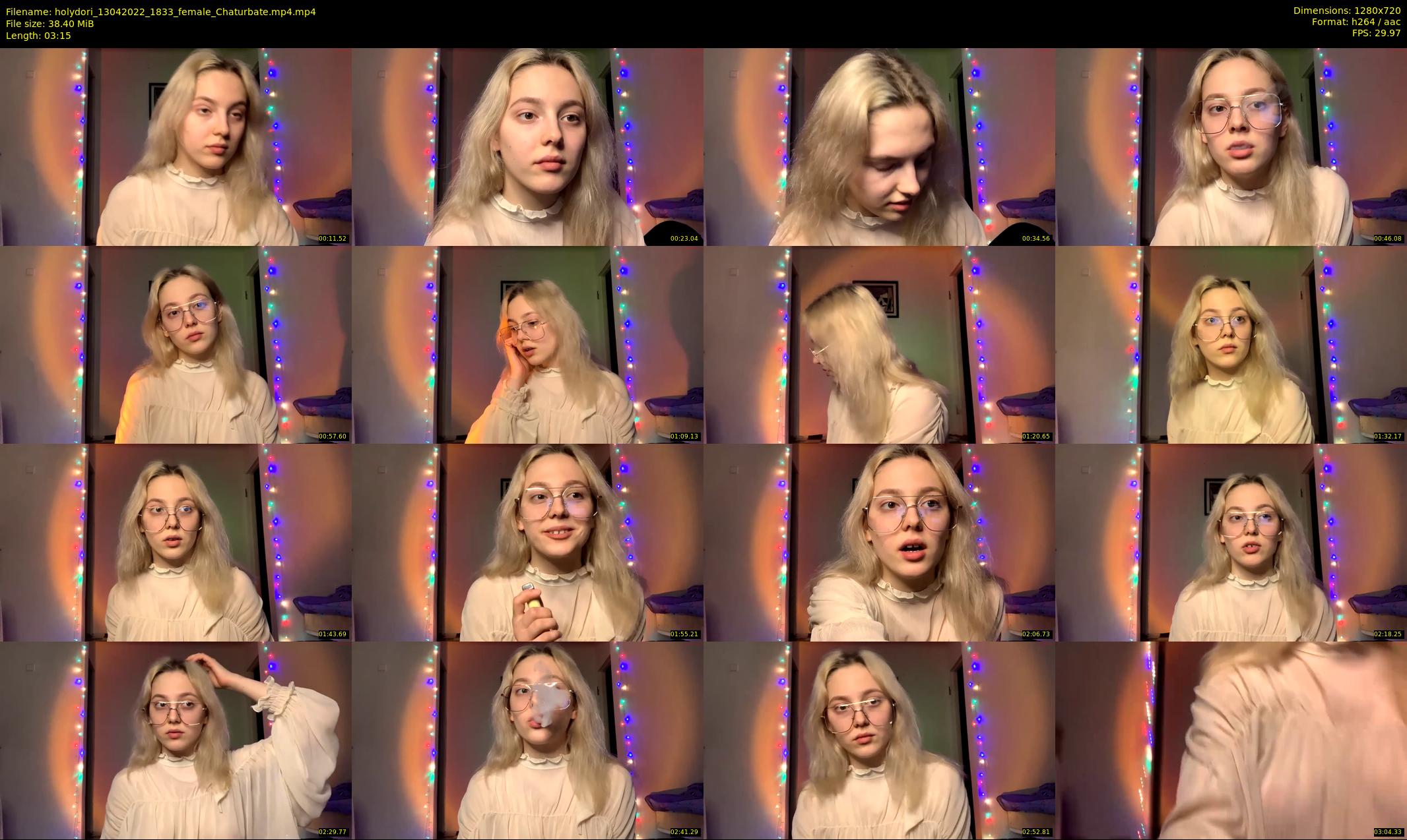 holydori — 4 minute Chaturbate female cam show recording, 720p, Apr 13, 2022
