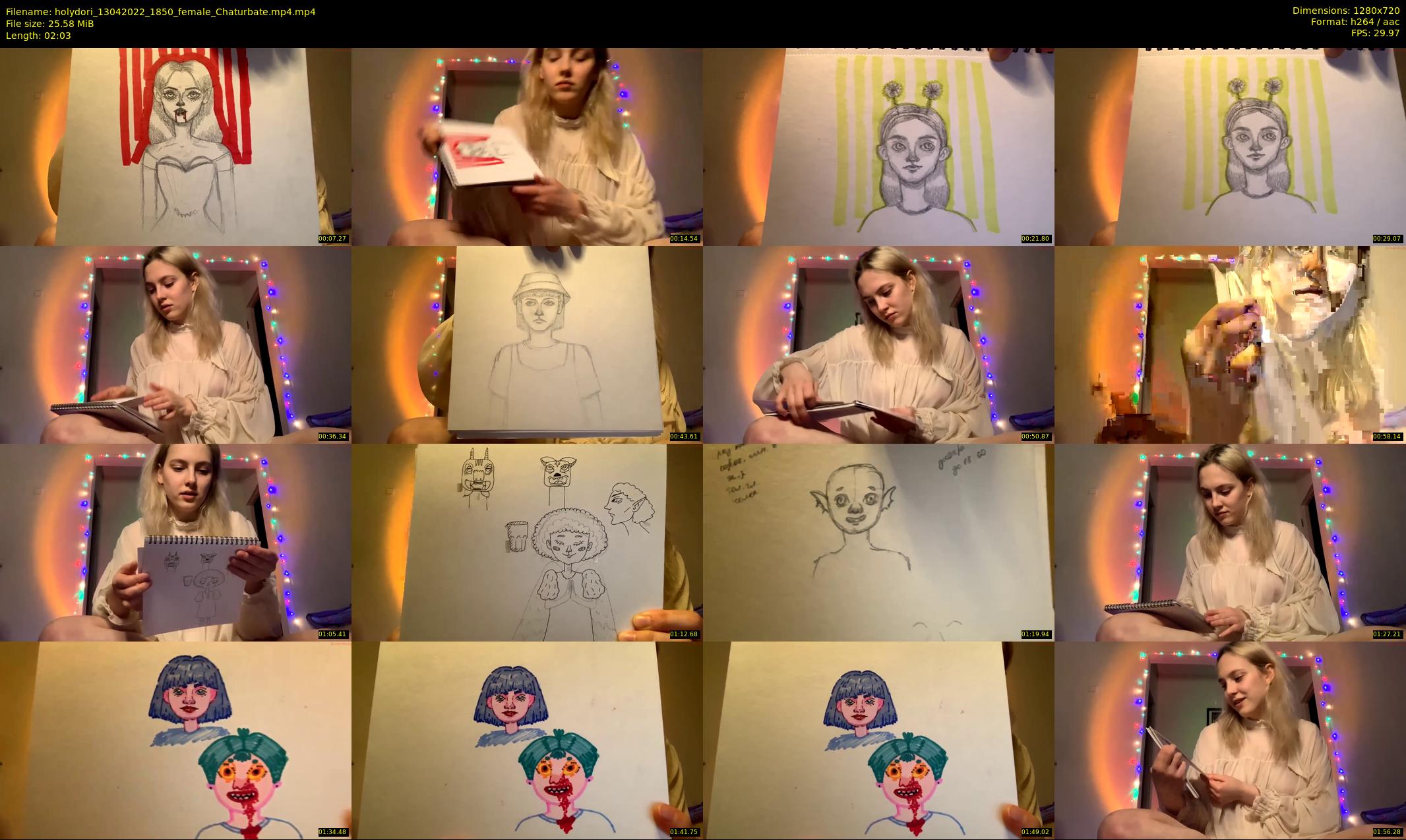 holydori — 3 minute Chaturbate female cam show recording, 720p, Apr 13, 2022