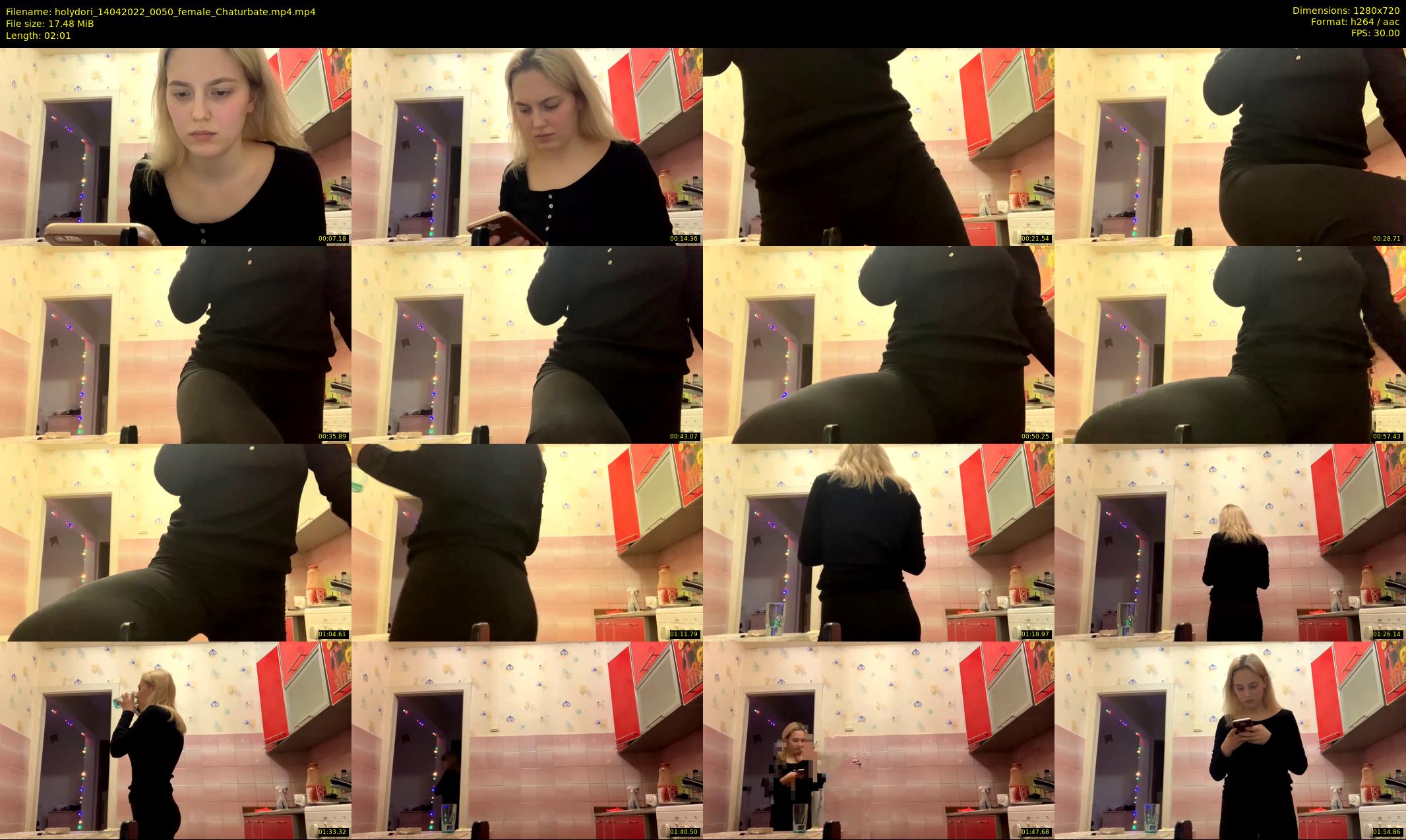 holydori — 3 minute Chaturbate female cam show recording, 720p, Apr 14, 2022