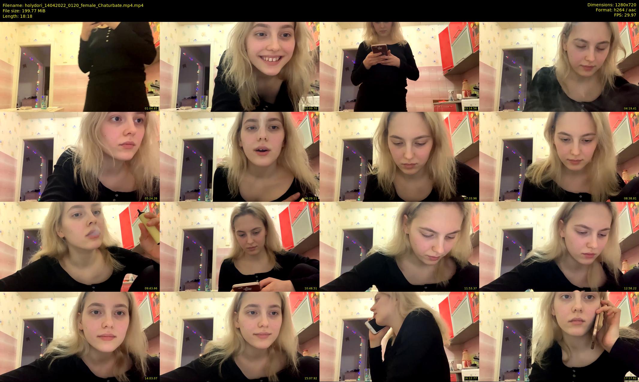 holydori — 19 minute Chaturbate female cam show recording, 720p, Apr 14, 2022