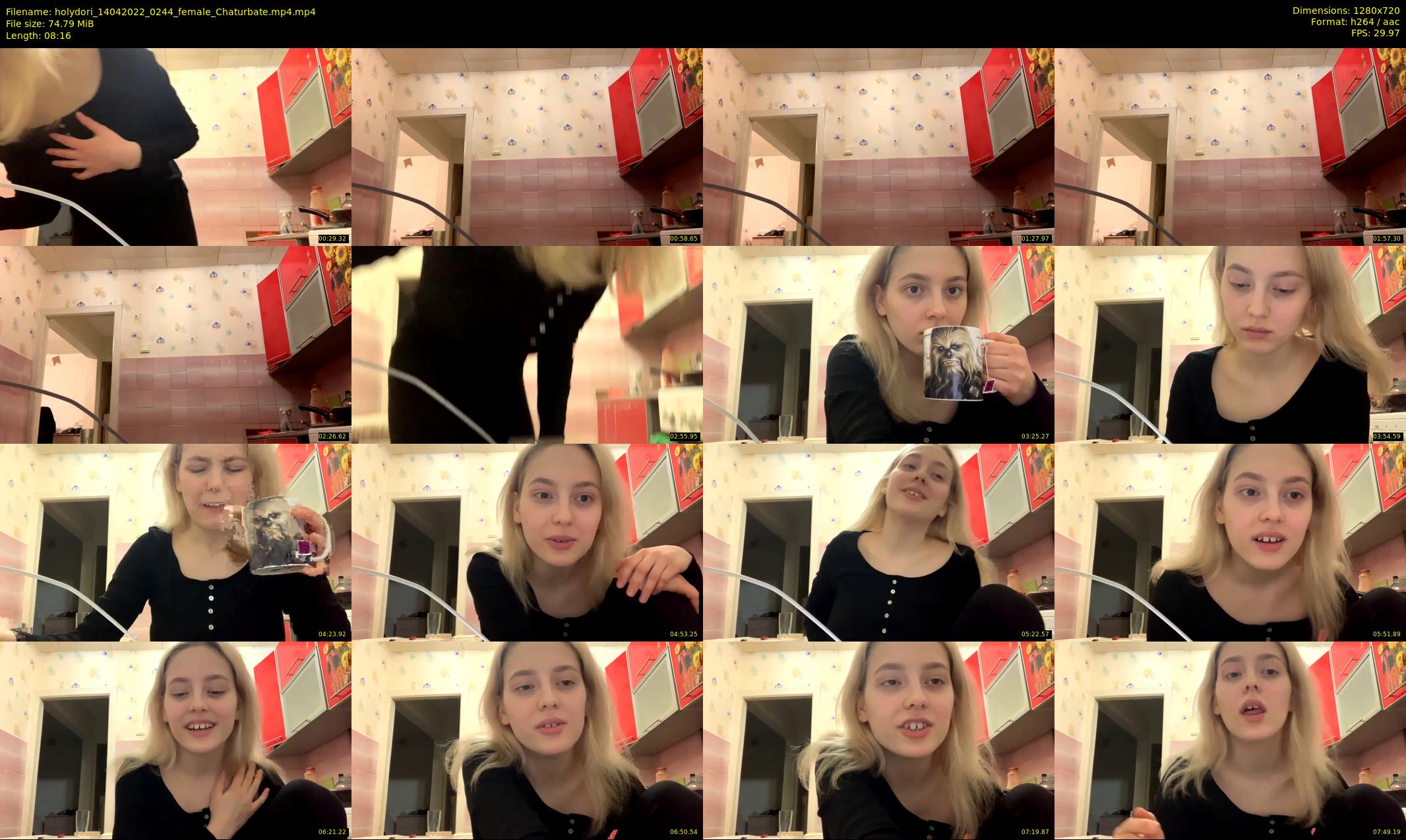 holydori — 9 minute Chaturbate female cam show recording, 720p, Apr 14, 2022