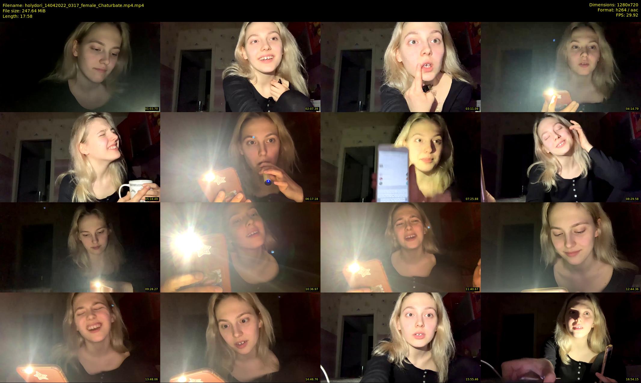 holydori — 18 minute Chaturbate female cam show recording, 720p, Apr 14, 2022