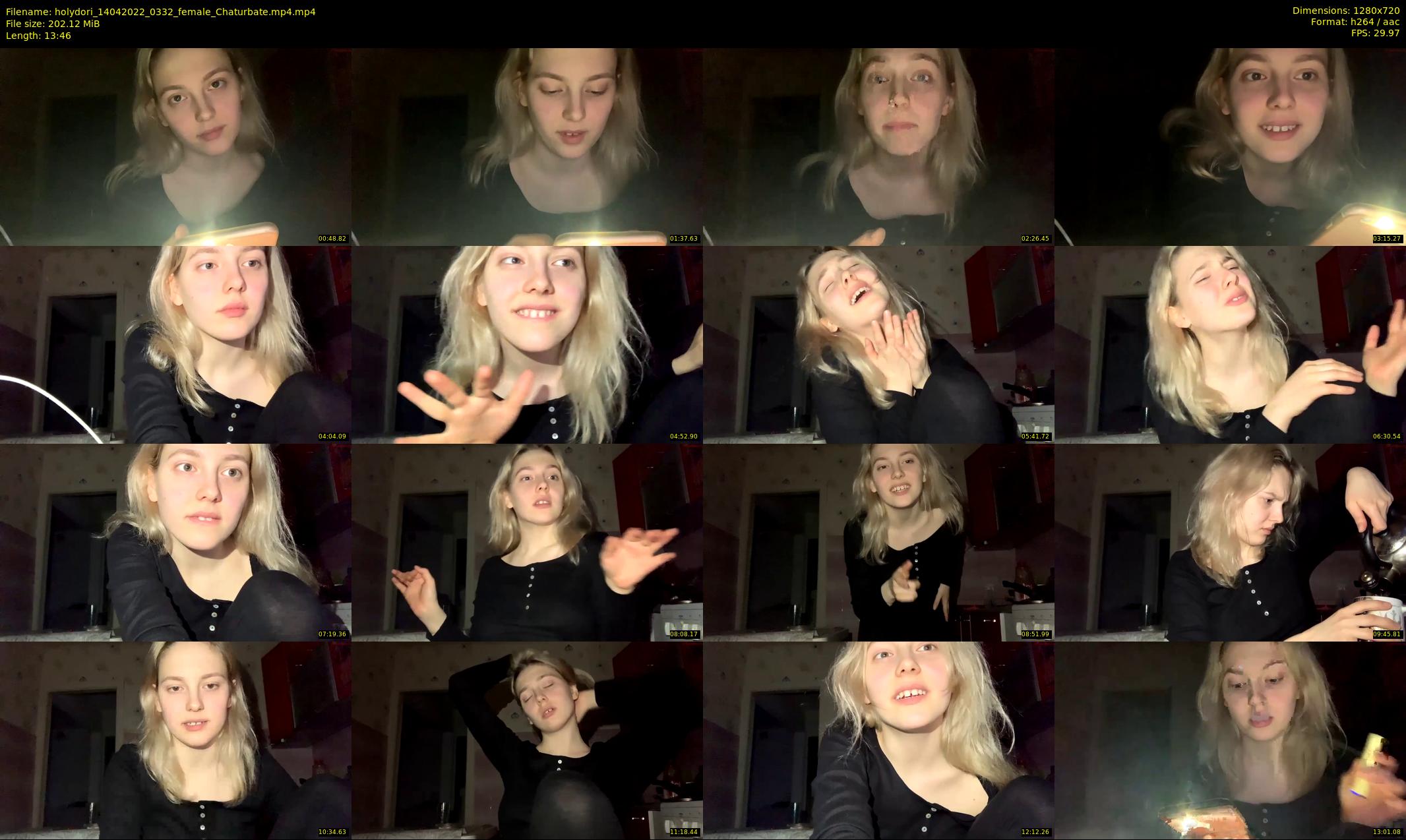 holydori — 14 minute Chaturbate female cam show recording, 720p, Apr 14, 2022