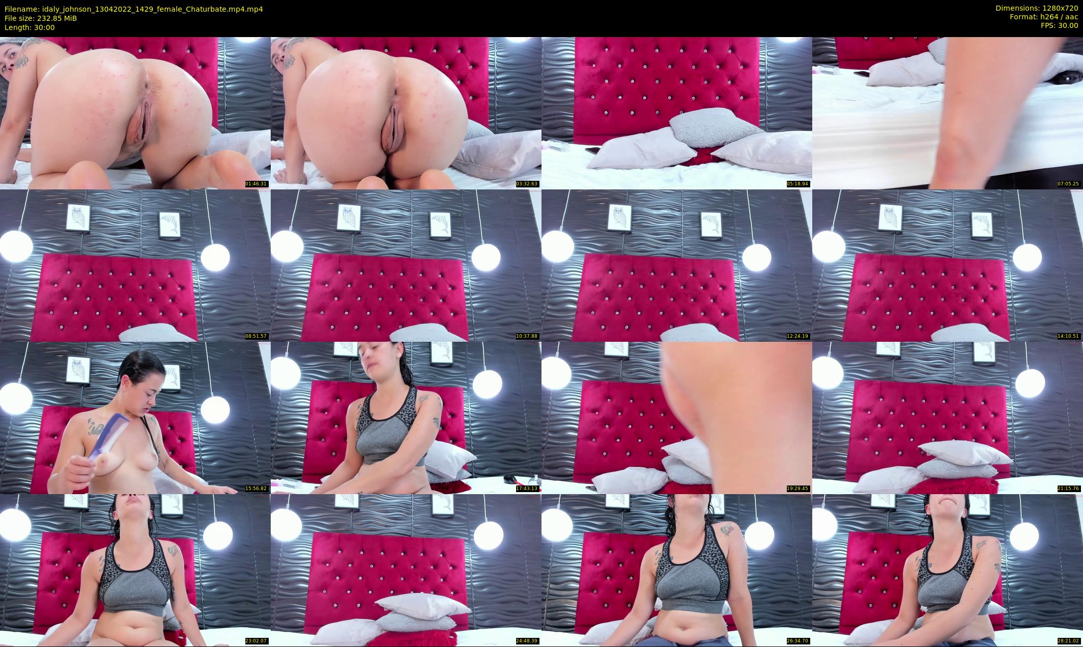 idaly_johnson — 30 minute Chaturbate female cam show recording, 720p, Apr 13, 2022