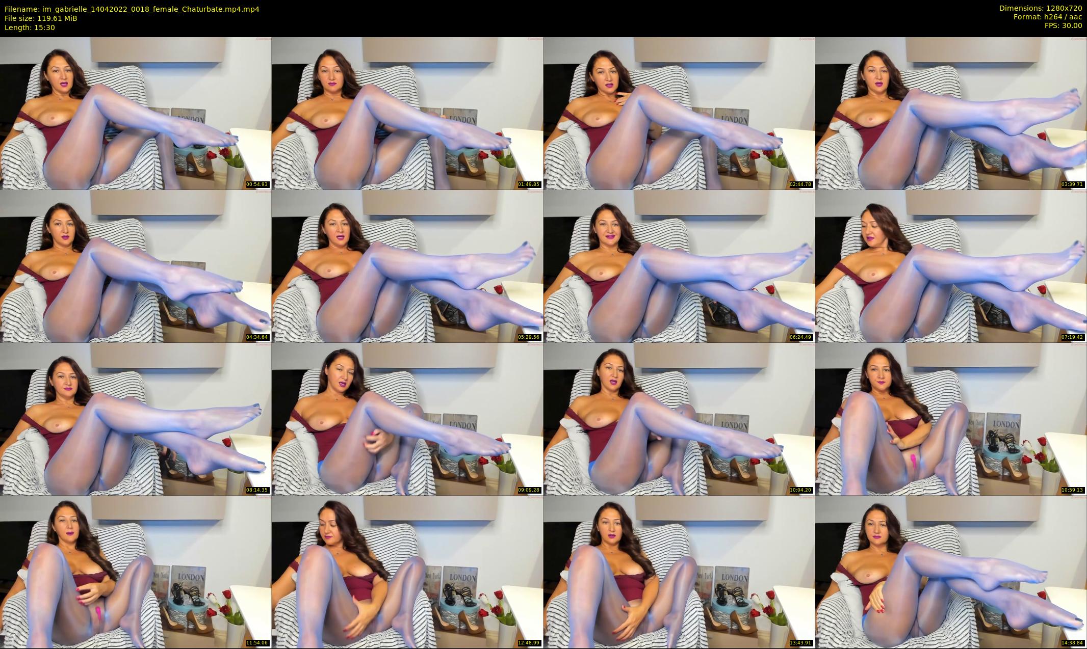 im_gabrielle — 16 minute Chaturbate female cam show recording, 720p, Apr 14, 2022