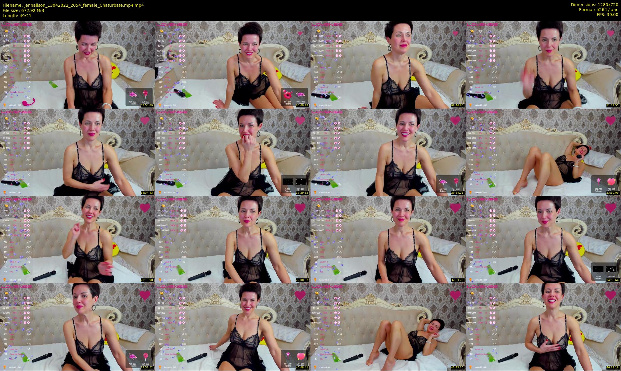 jennalison — 50 minute Chaturbate female cam show recording, 720p, Apr 13, 2022