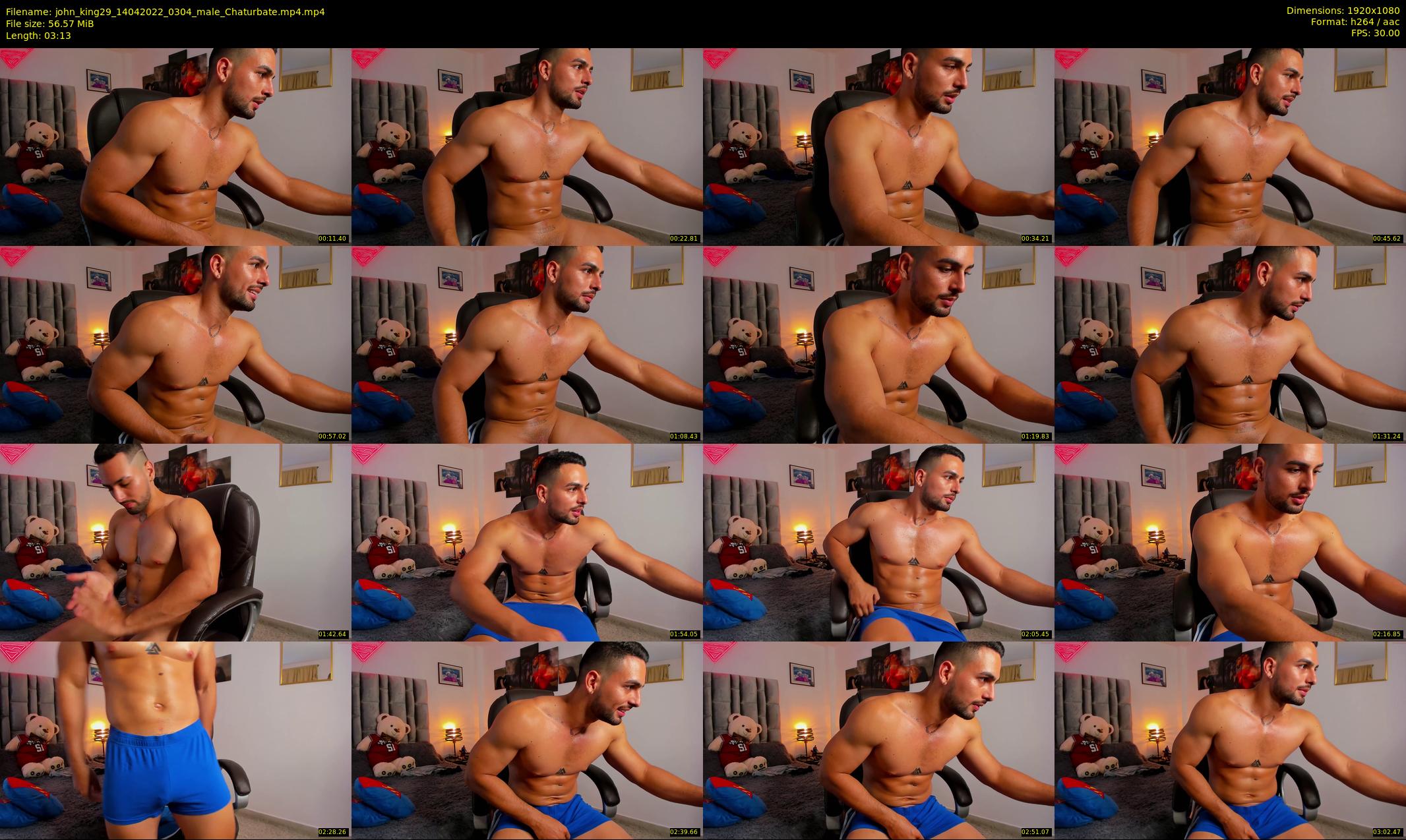 john_king29 — 4 minute Chaturbate male cam show recording, 1080p, Apr 14, 2022