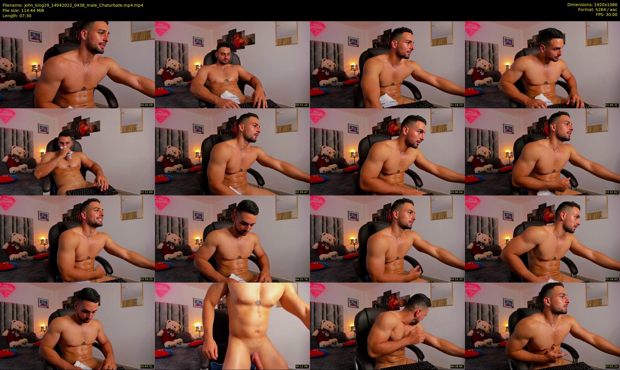 john_king29 — 8 minute Chaturbate male cam show recording, 1080p, Apr 14, 2022