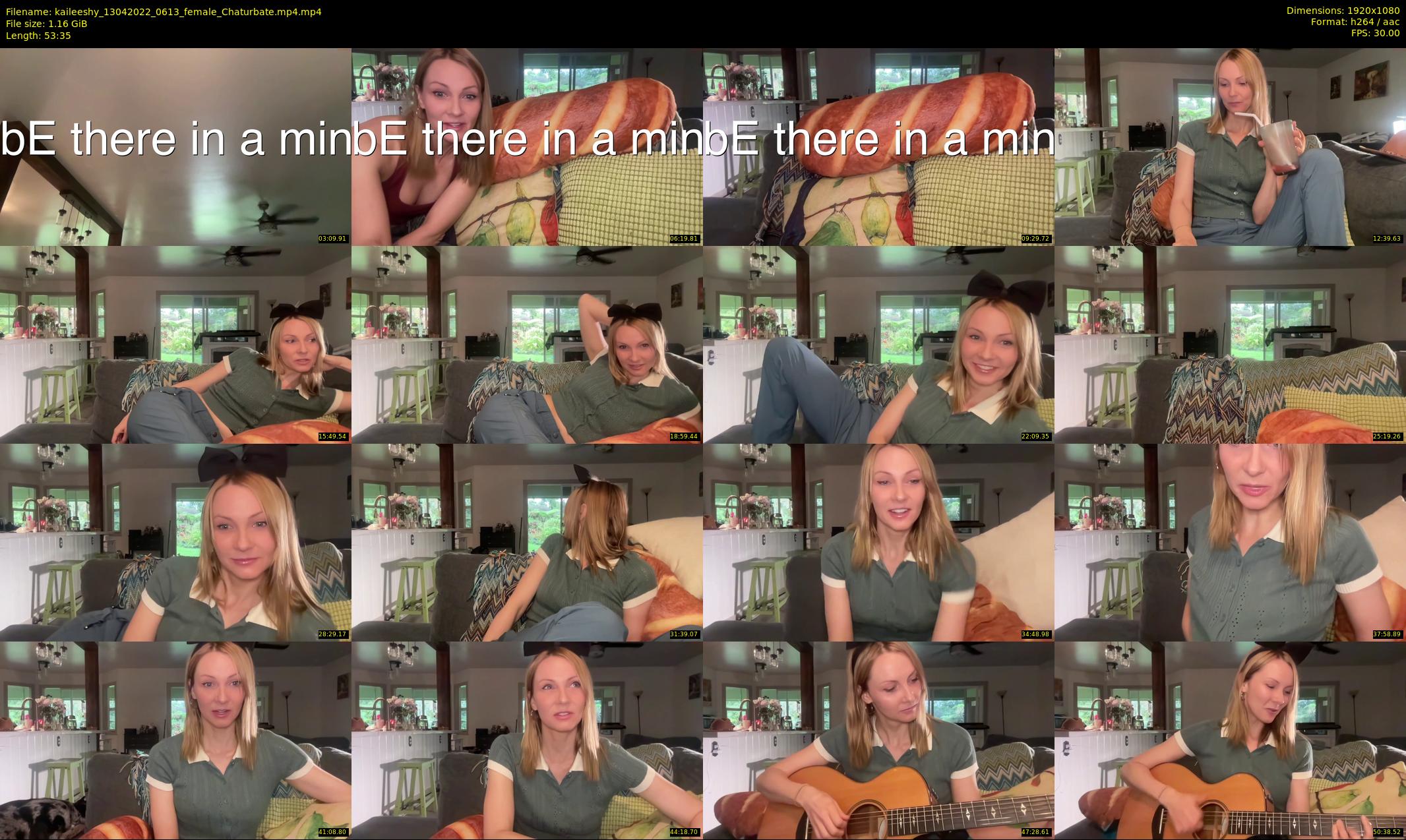 kaileeshy — 54 minute Chaturbate female cam show recording, 1080p, Apr 13, 2022