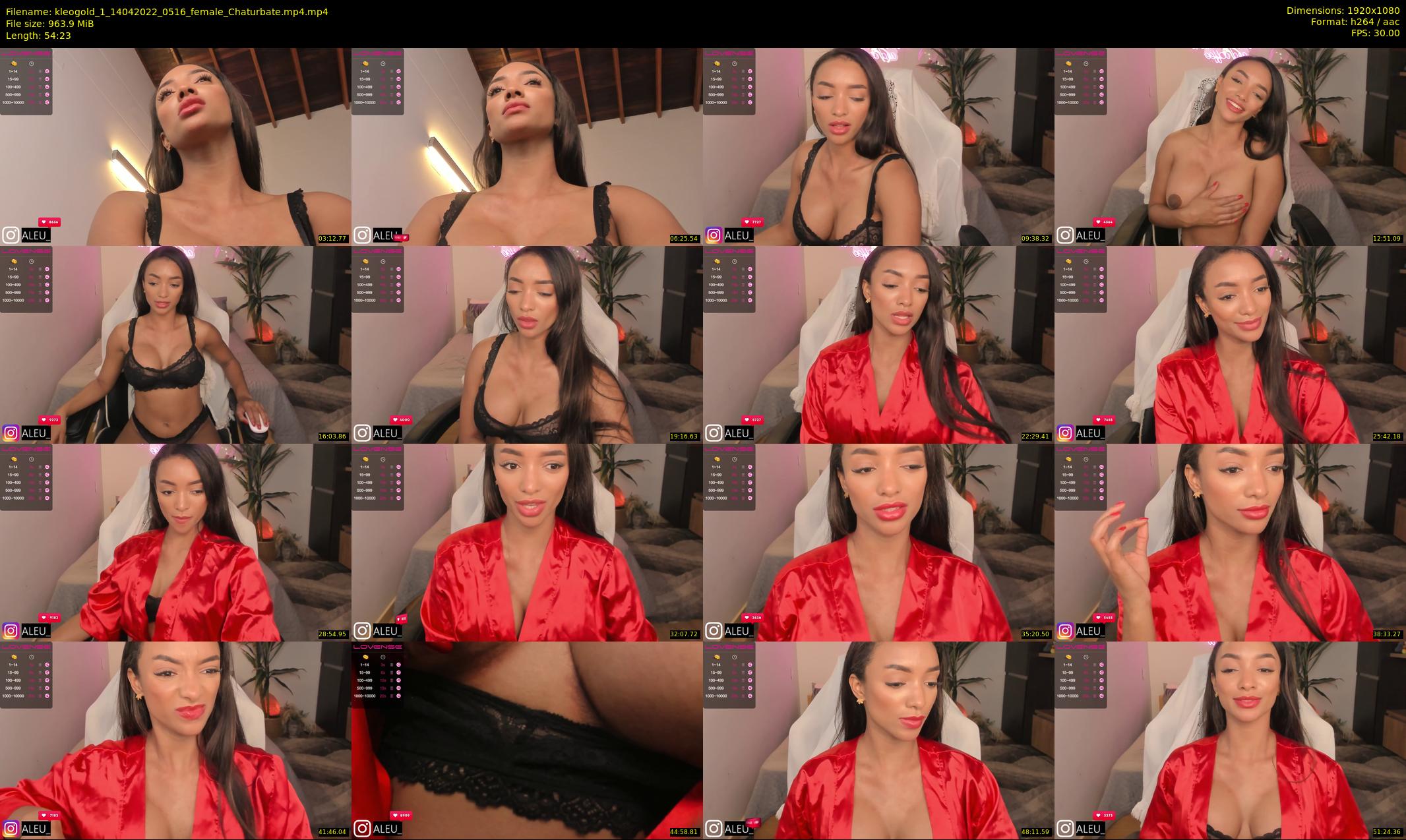 kleogold_1 — 55 minute Chaturbate female cam show recording, 1080p, Apr 14, 2022