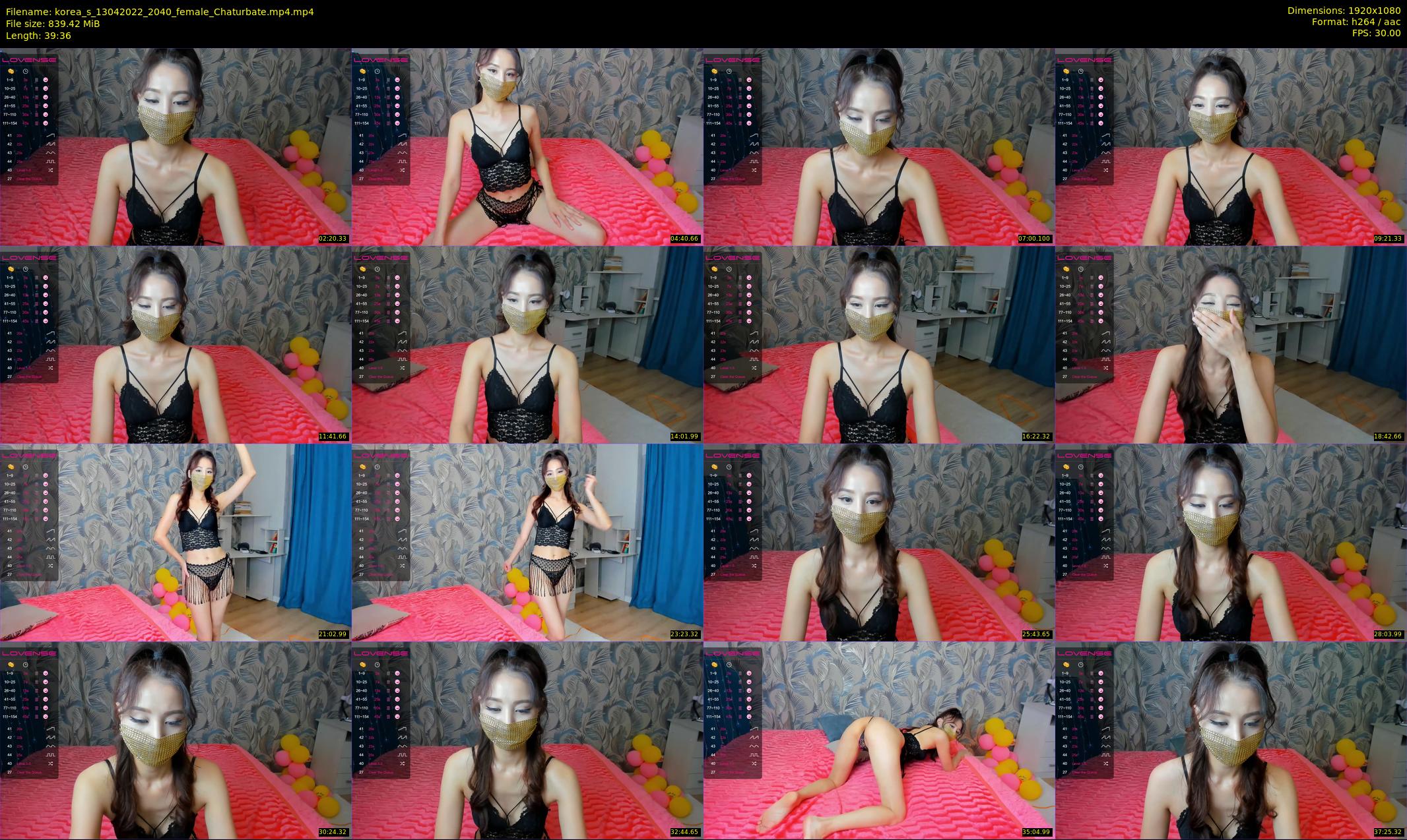 korea_s — 40 minute Chaturbate female cam show recording, 1080p, Apr 13, 2022