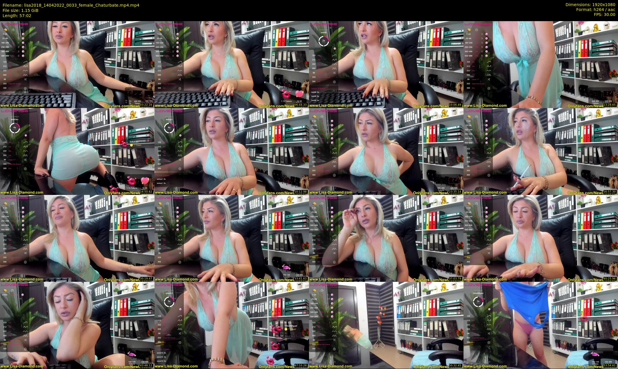lisa2018 — 58 minute Chaturbate female cam show recording, 1080p, Apr 14, 2022