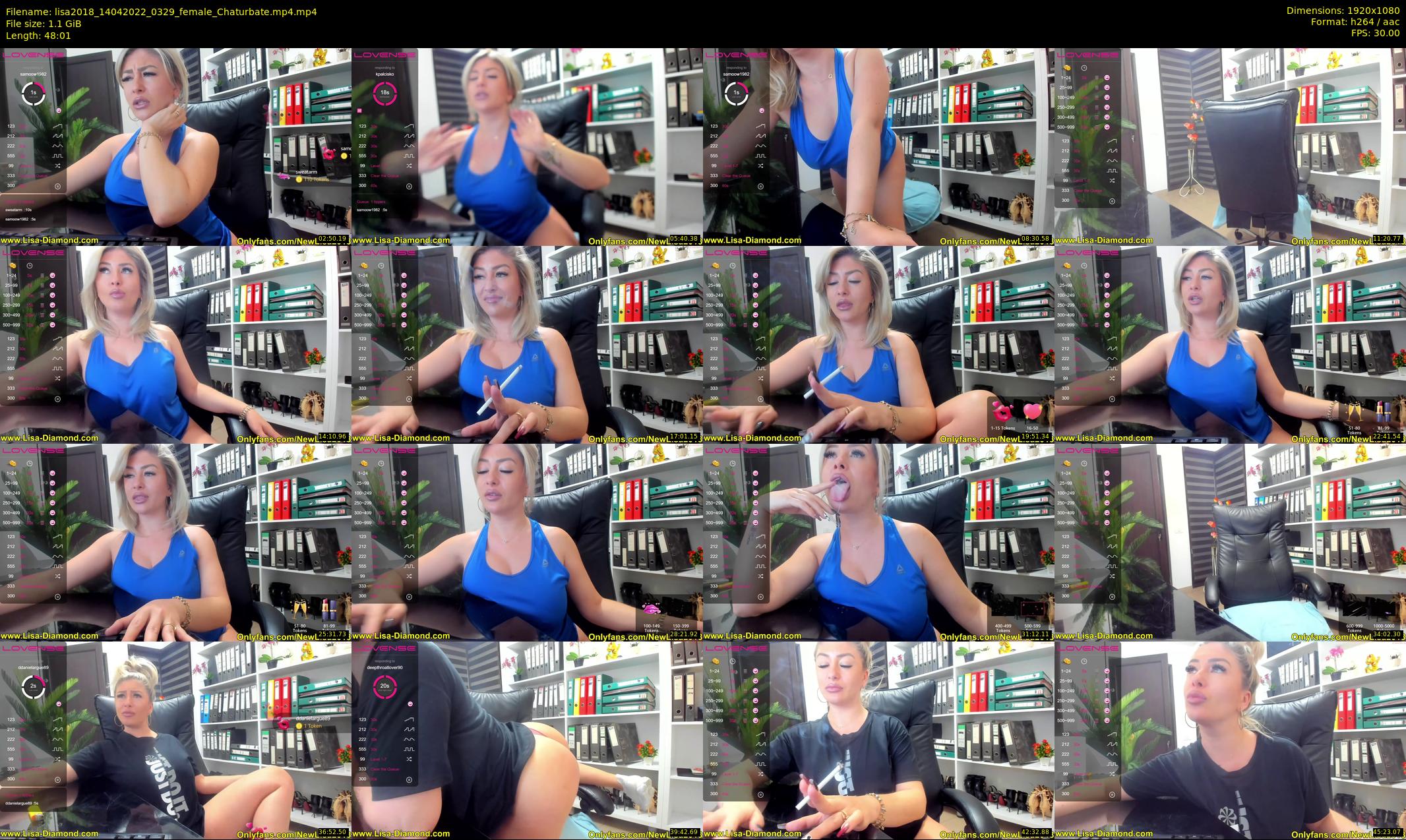 lisa2018 — 49 minute Chaturbate female cam show recording, 1080p, Apr 14, 2022