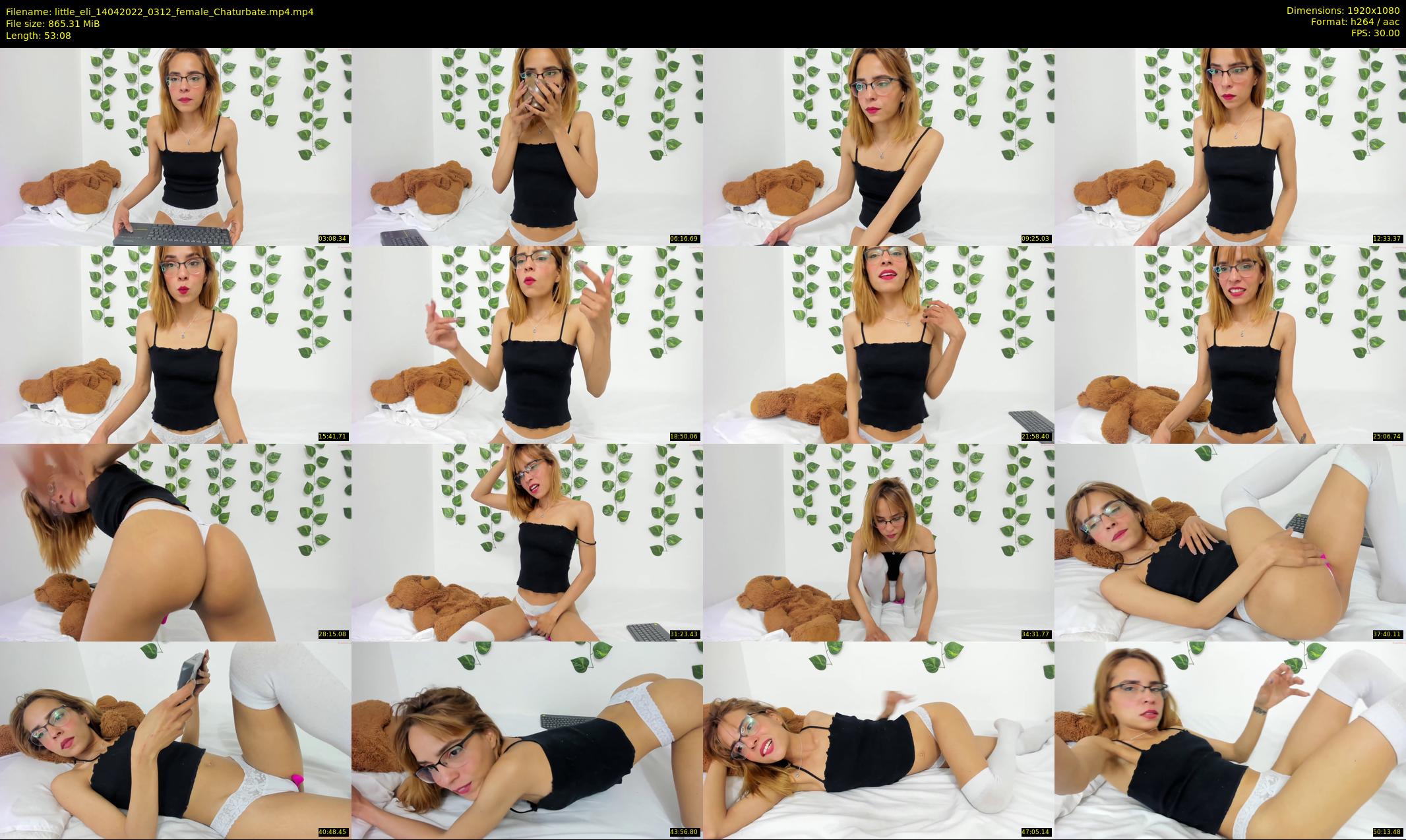 little_eli — 54 minute Chaturbate female cam show recording, 1080p, Apr 14, 2022