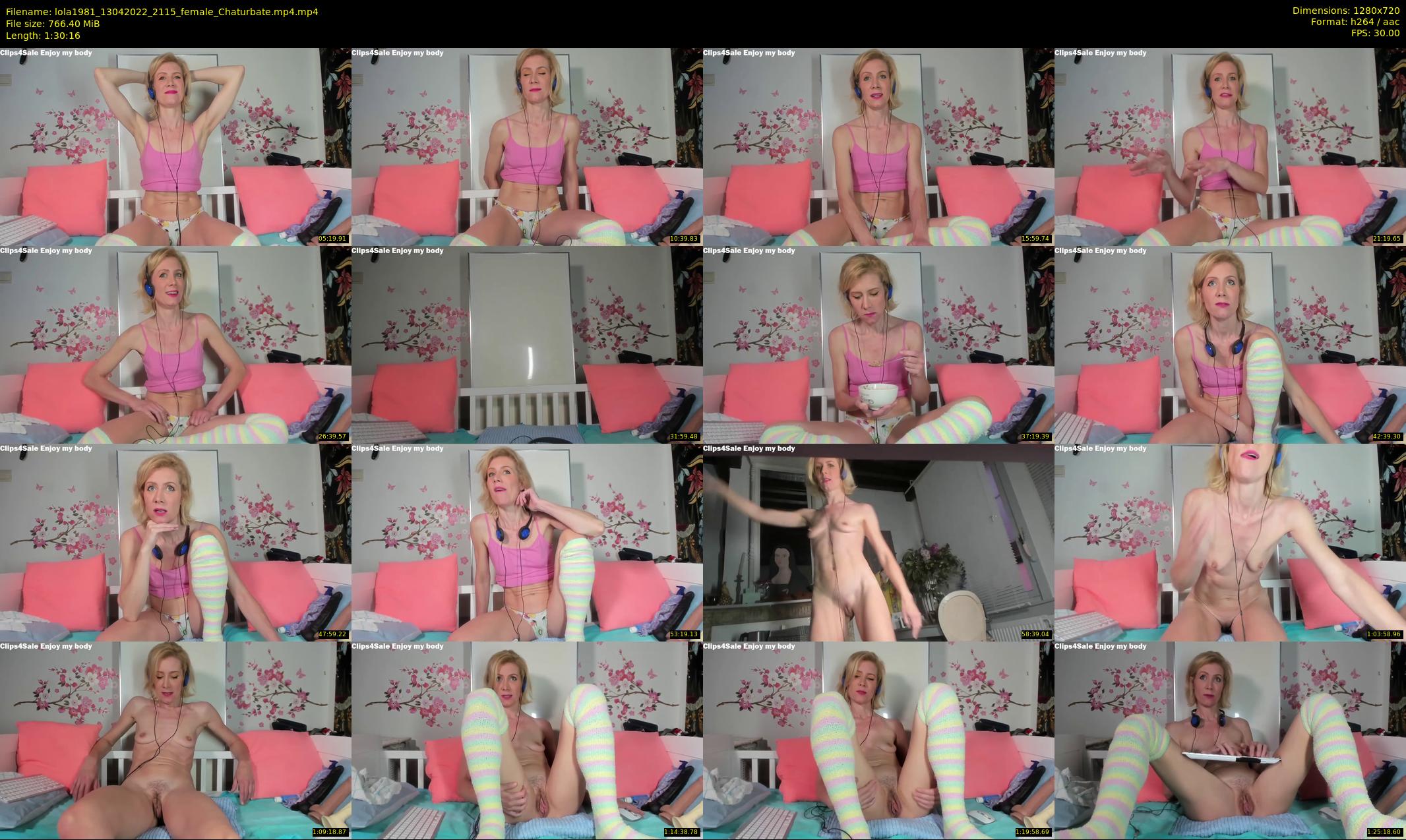 lola1981 — 91 minute Chaturbate female cam show recording, 720p, Apr 13, 2022