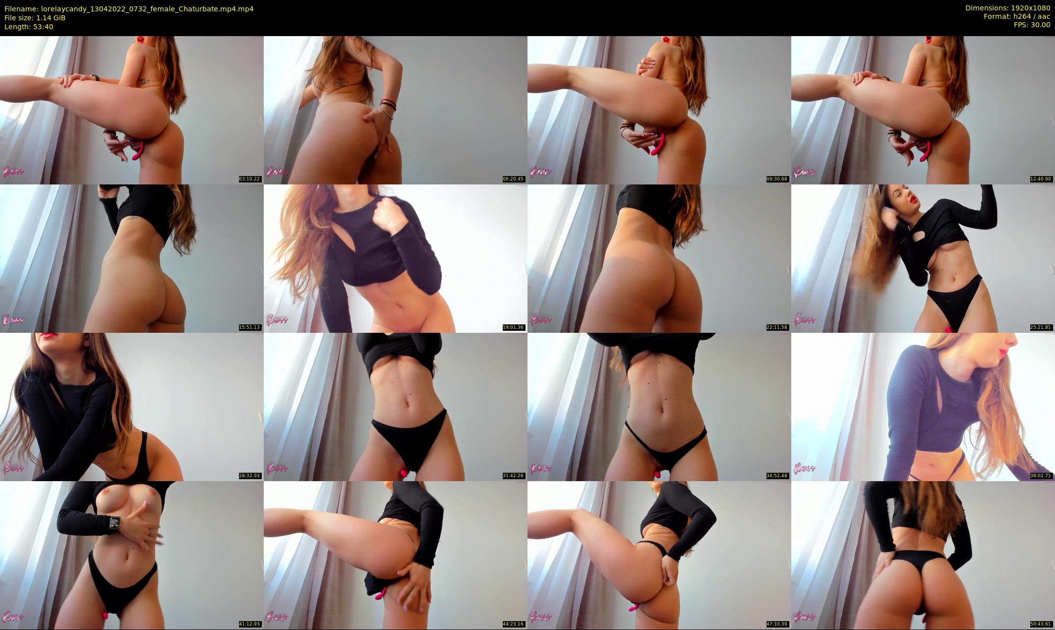 lorelaycandy — 54 minute Chaturbate female cam show recording, 1080p, Apr 13, 2022