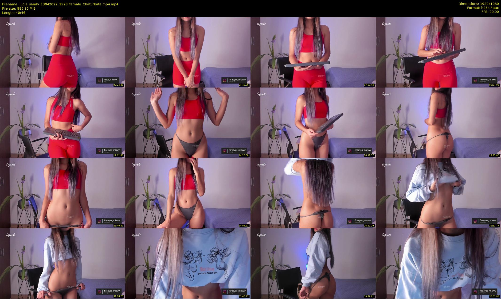 lucia_sandy — 41 minute Chaturbate female cam show recording, 1080p, Apr 13, 2022