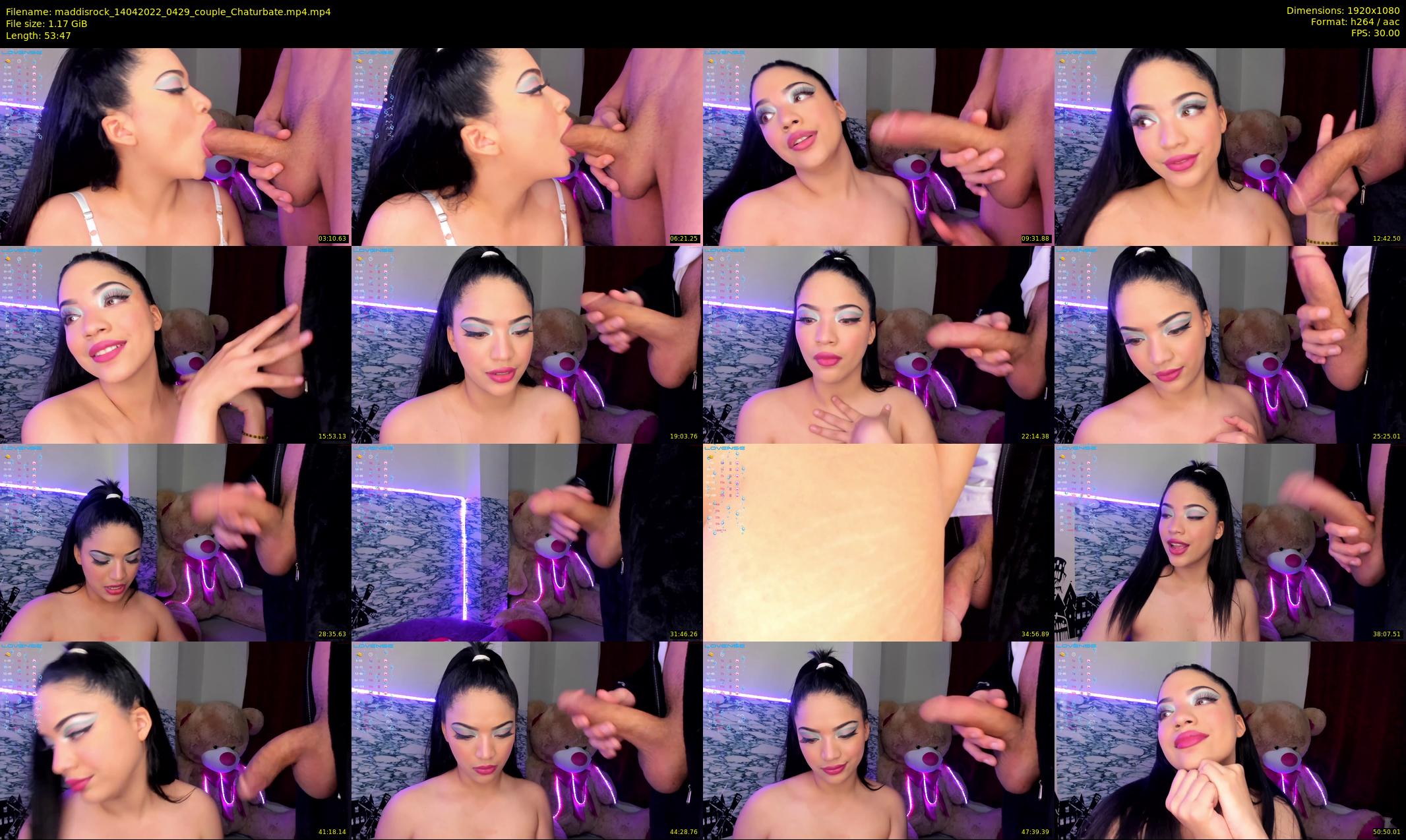 maddisrock — 54 minute Chaturbate couple cam show recording, 1080p, Apr 14, 2022