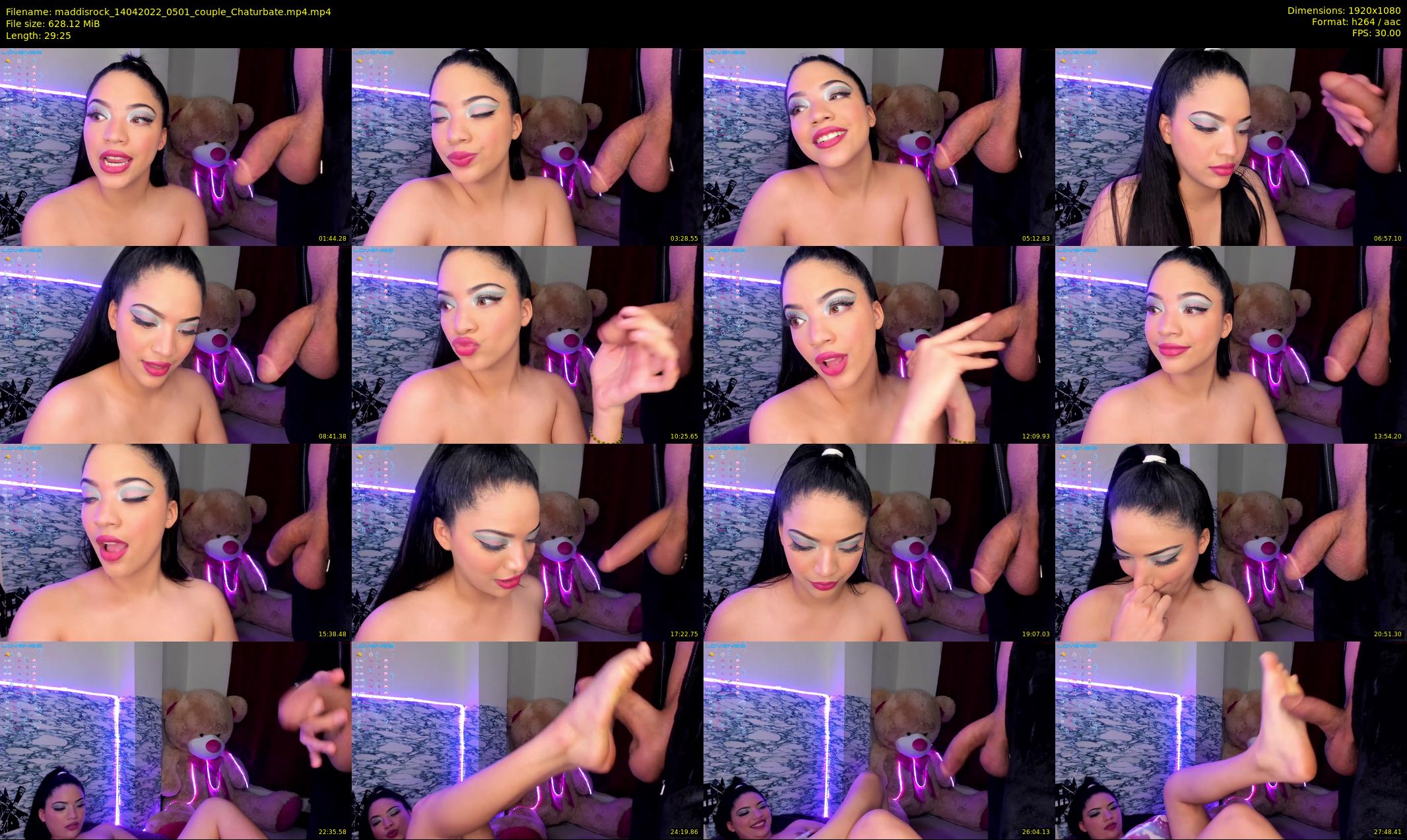 maddisrock — 30 minute Chaturbate couple cam show recording, 1080p, Apr 14, 2022