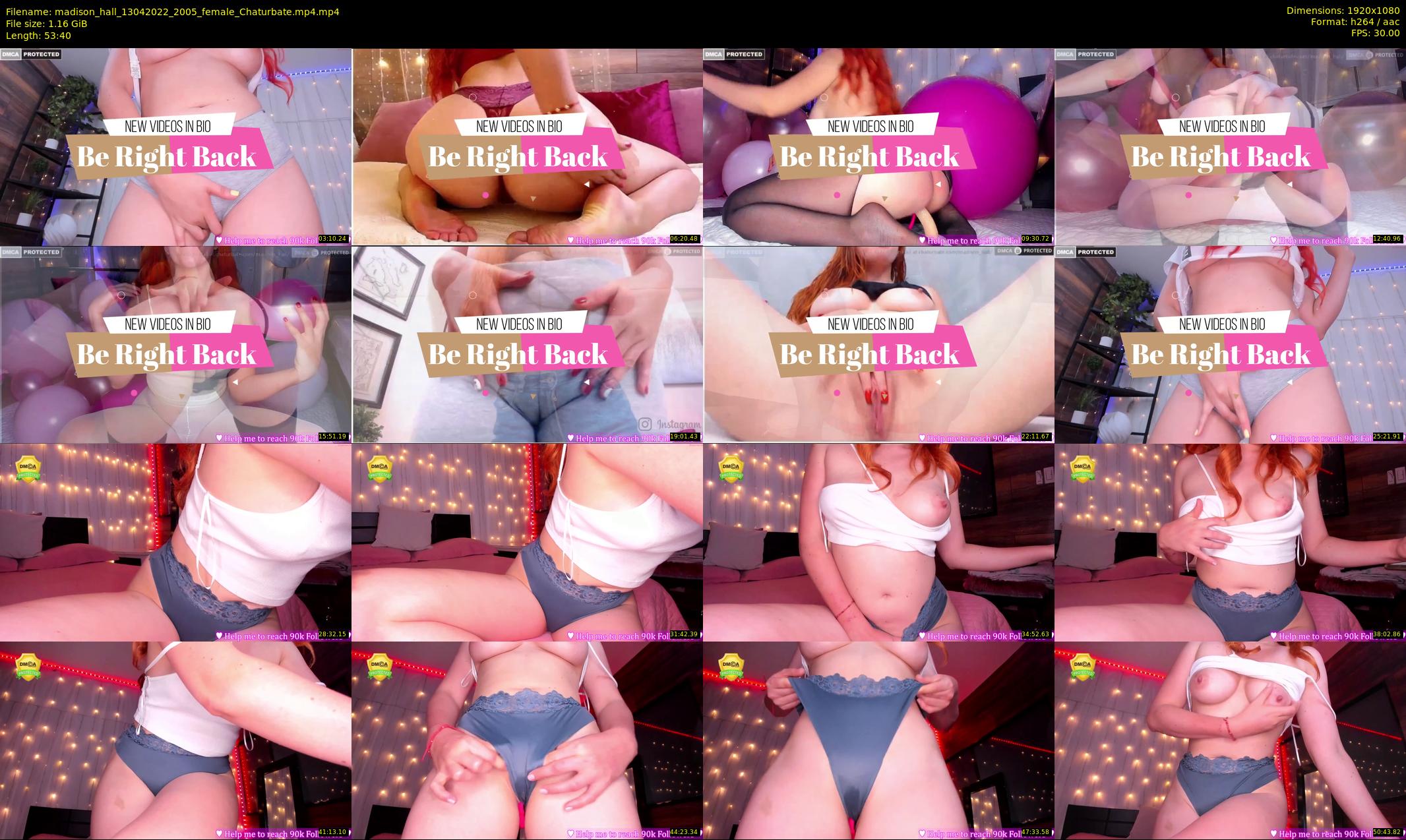 madison_hall — 54 minute Chaturbate female cam show recording, 1080p, Apr 13, 2022