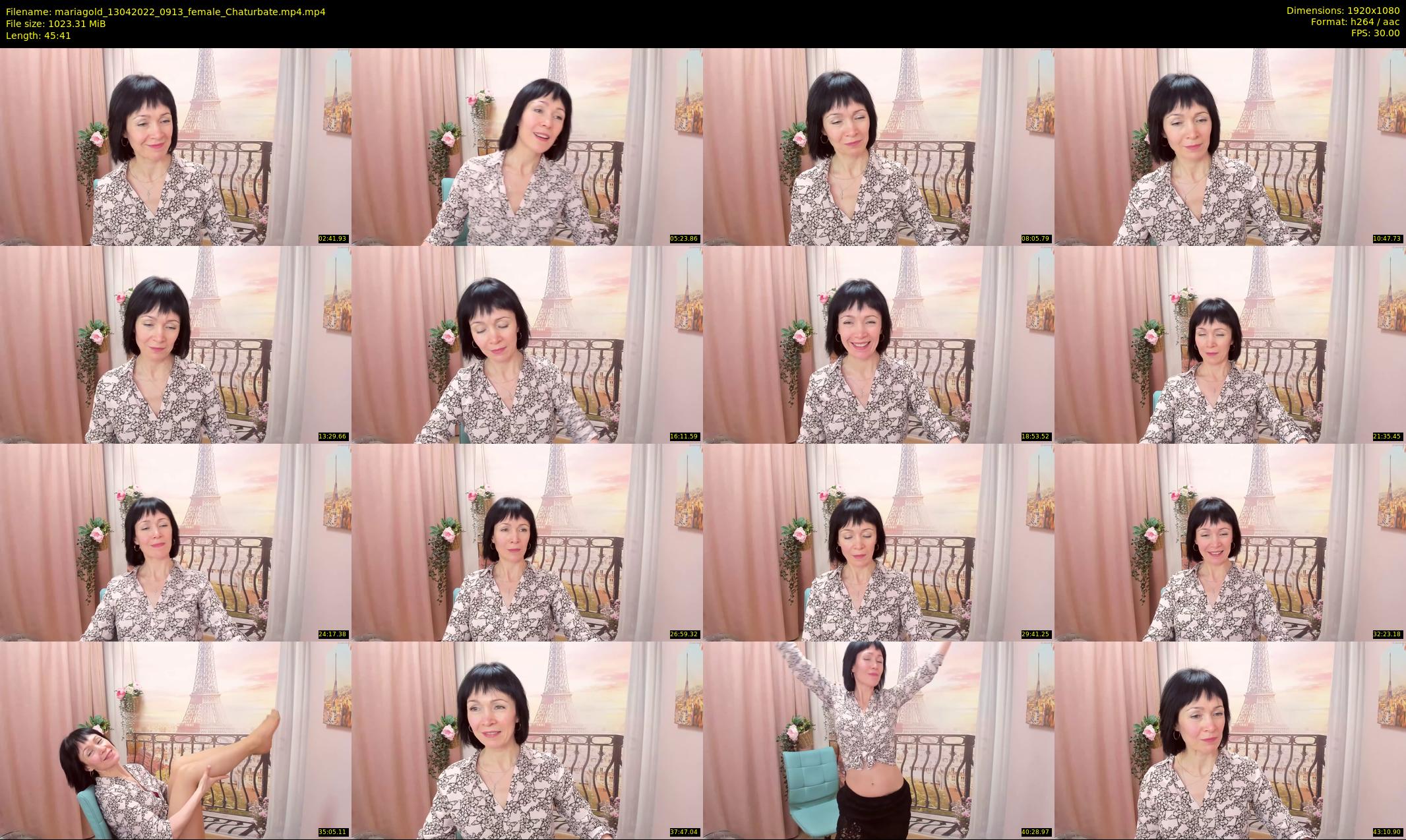 mariagold — 46 minute Chaturbate female cam show recording, 1080p, Apr 13, 2022