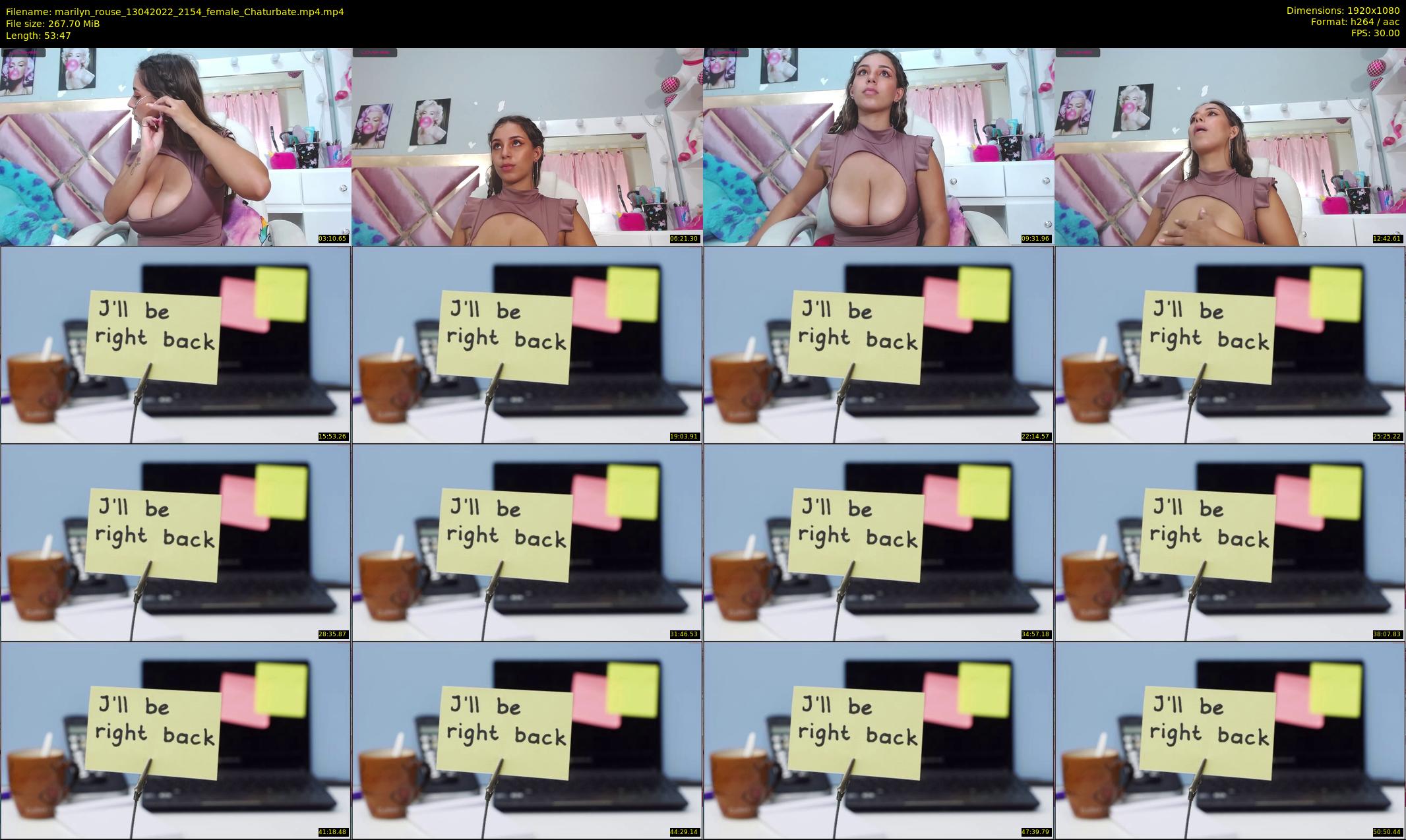 marilyn_rouse — 54 minute Chaturbate female cam show recording, 1080p, Apr 13, 2022