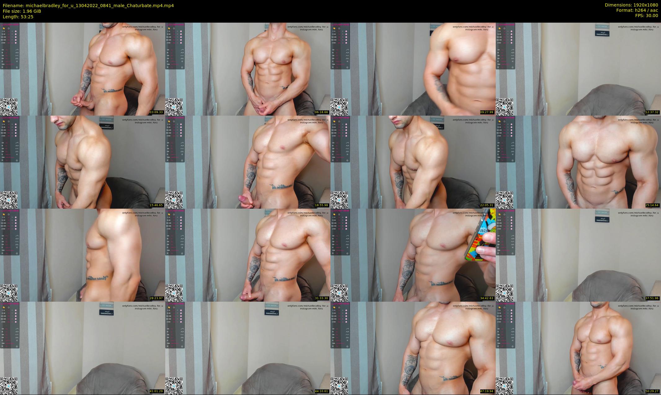 michaelbradley_for_u — 54 minute Chaturbate male cam show recording, 1080p, Apr 13, 2022