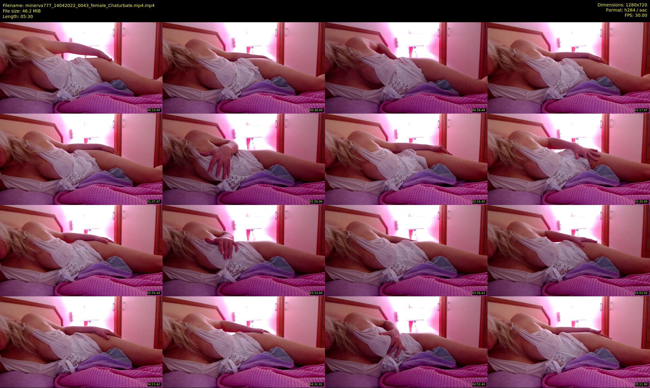 minerva777 — 6 minute Chaturbate female cam show recording, 720p, Apr 14, 2022