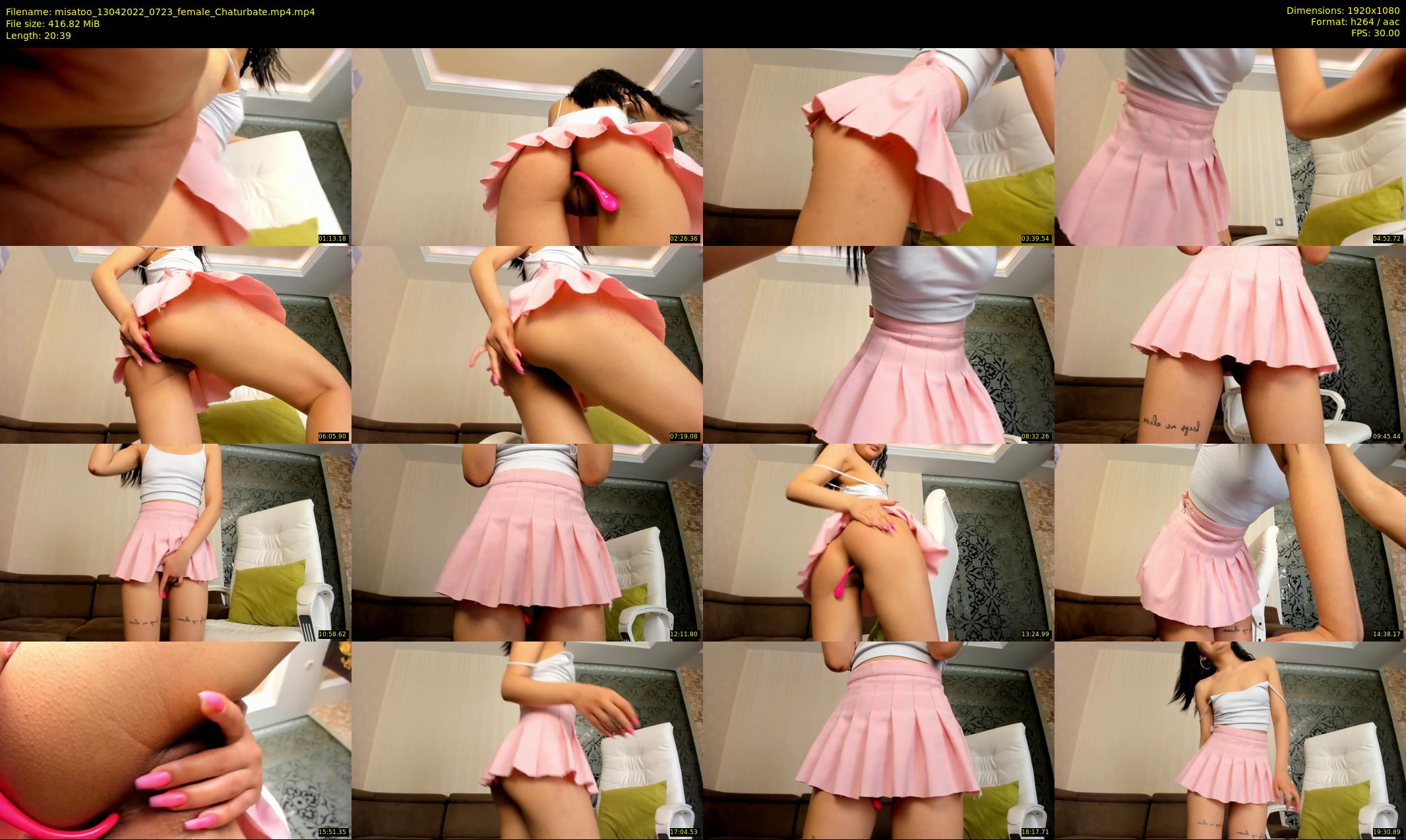 misatoo — 21 minute Chaturbate female cam show recording, 1080p, Apr 13, 2022