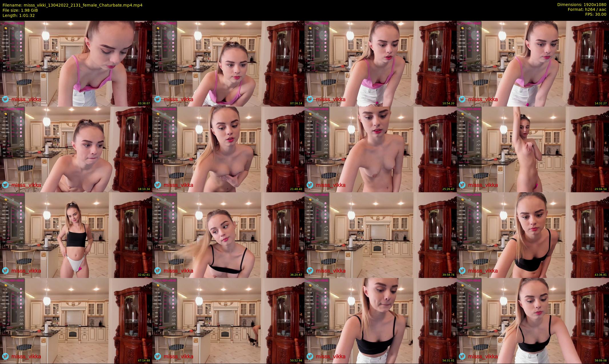 misss_vikki — 62 minute Chaturbate female cam show recording, 1080p, Apr 13, 2022
