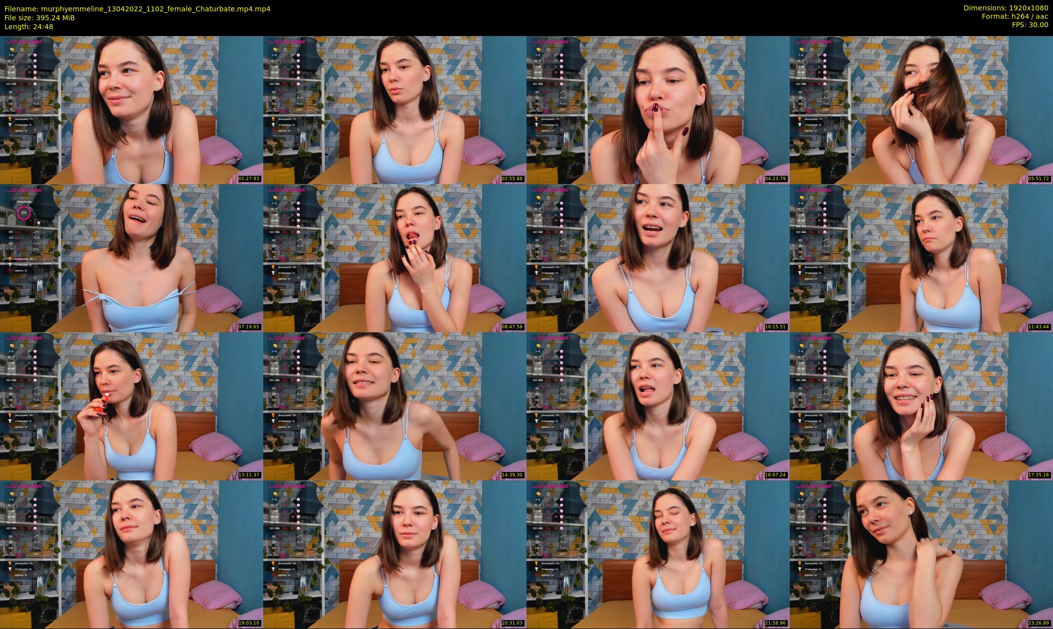murphyemmeline — 25 minute Chaturbate female cam show recording, 1080p, Apr 13, 2022