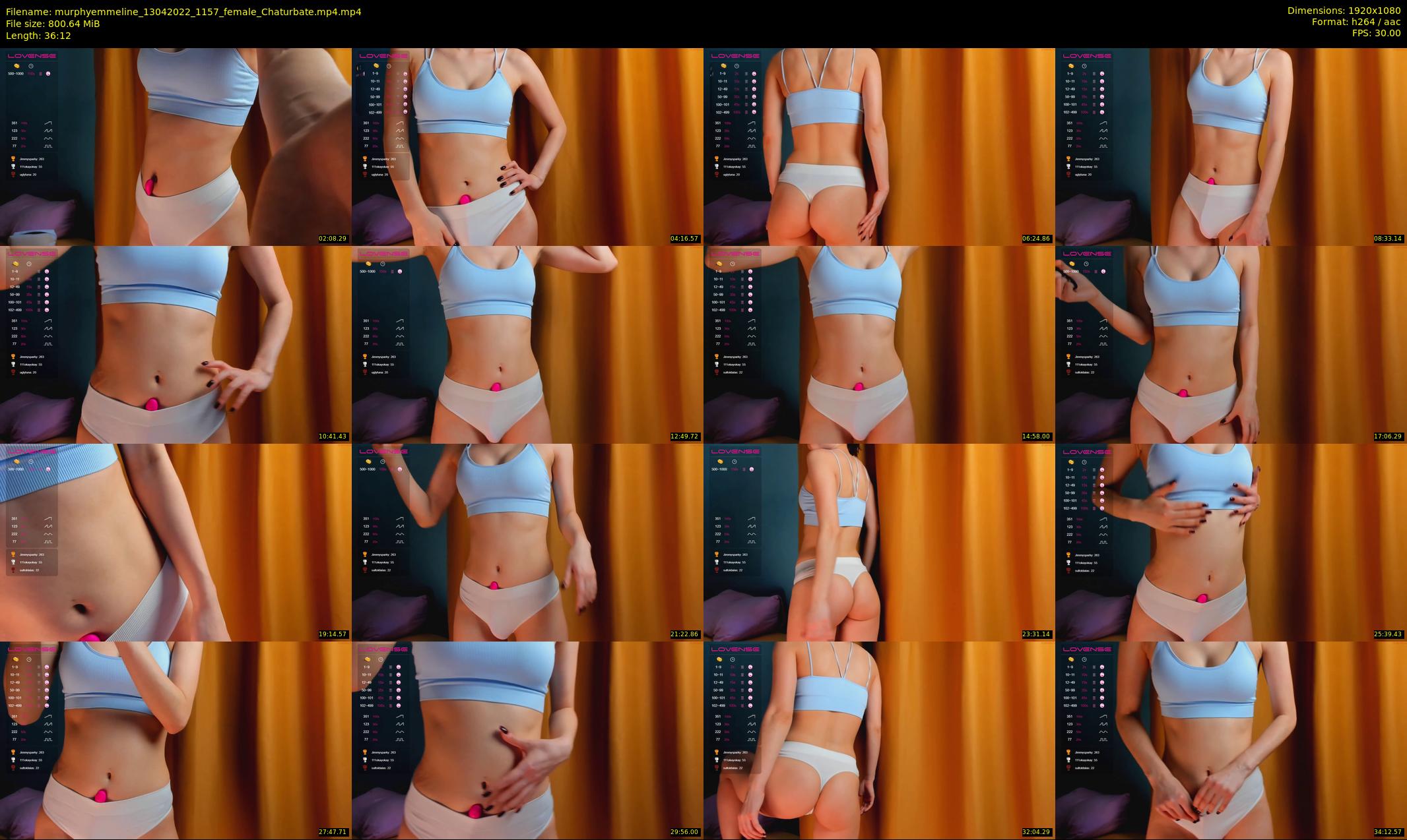 murphyemmeline — 37 minute Chaturbate female cam show recording, 1080p, Apr 13, 2022