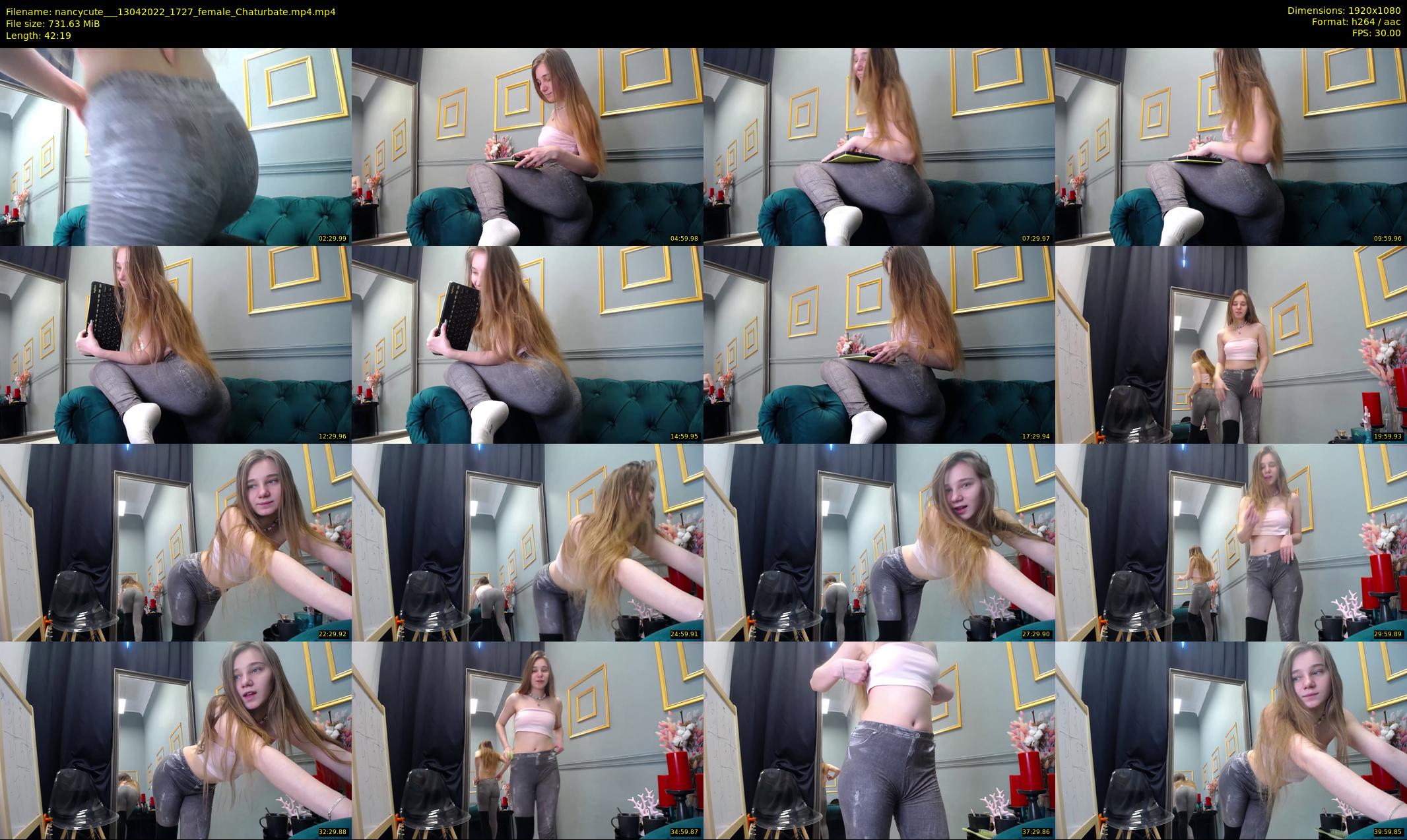 nancycute__ — 43 minute Chaturbate female cam show recording, 1080p, Apr 13, 2022