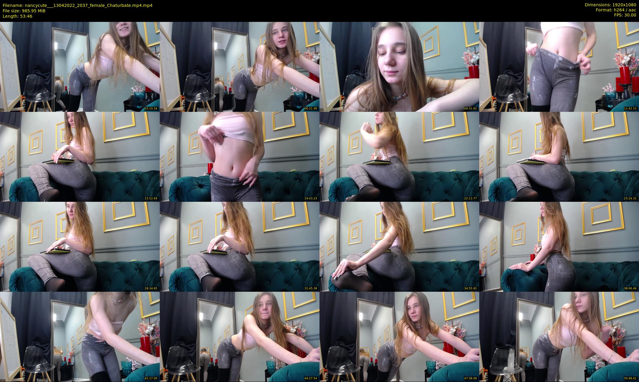 nancycute__ — 54 minute Chaturbate female cam show recording, 1080p, Apr 13, 2022