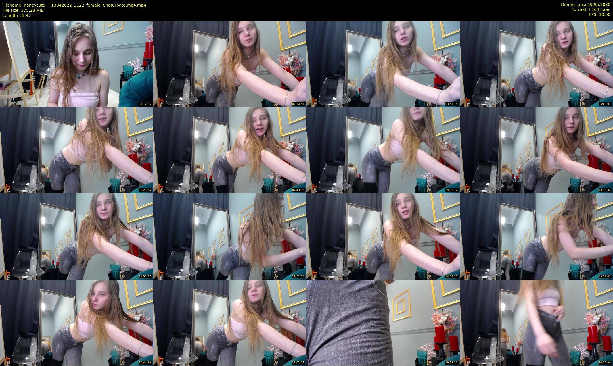 nancycute__ — 22 minute Chaturbate female cam show recording, 1080p, Apr 13, 2022