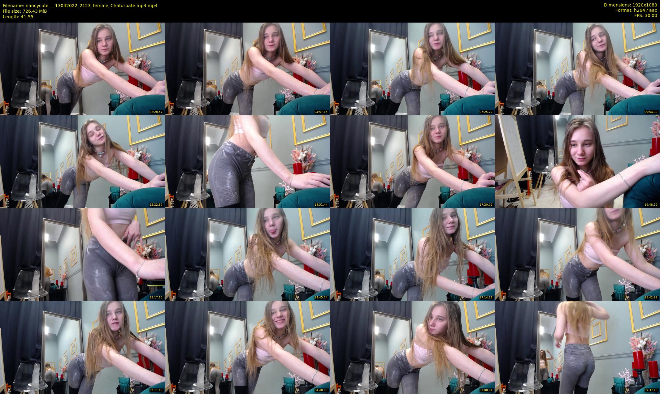 nancycute__ — 42 minute Chaturbate female cam show recording, 1080p, Apr 13, 2022