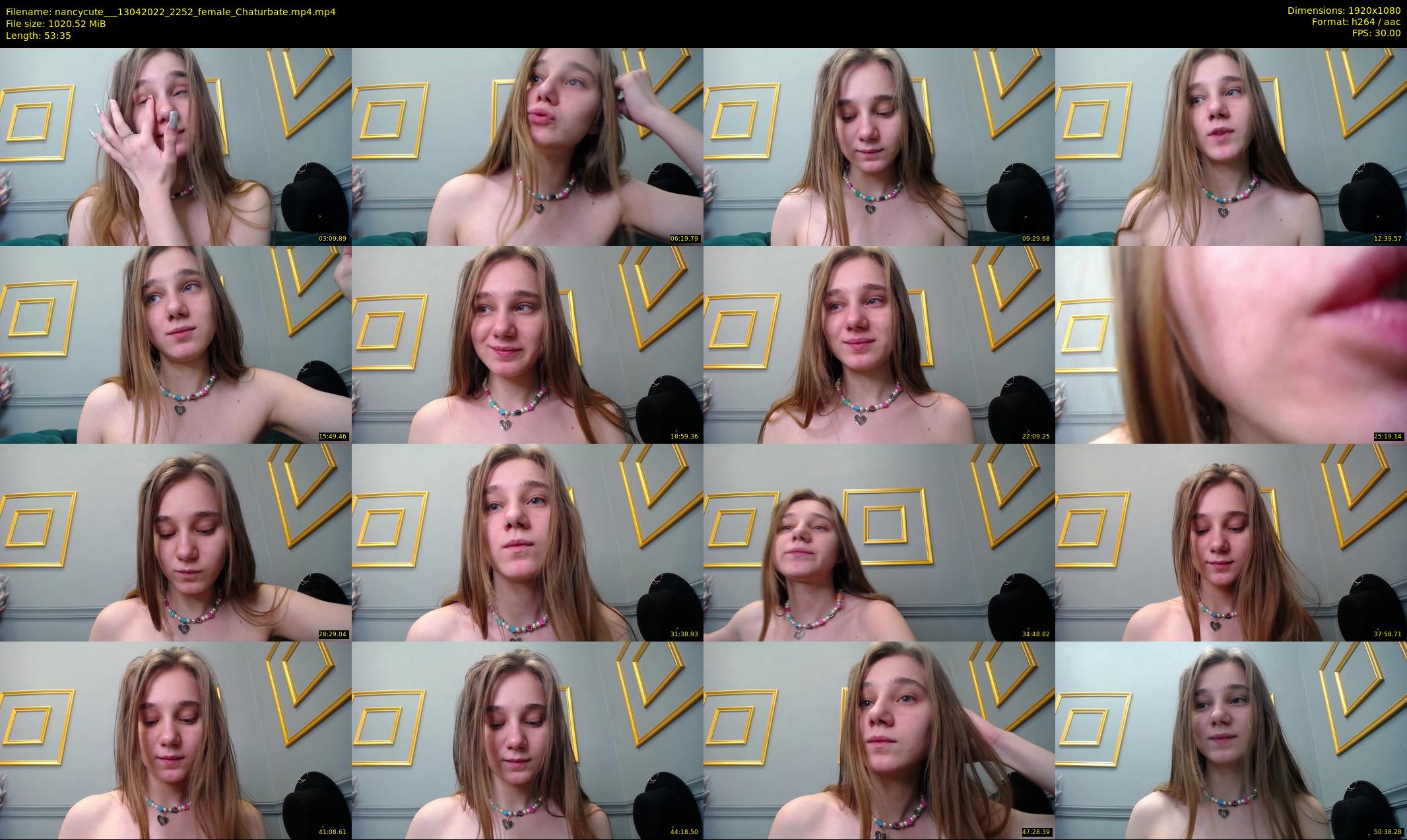 nancycute__ — 54 minute Chaturbate female cam show recording, 1080p, Apr 13, 2022