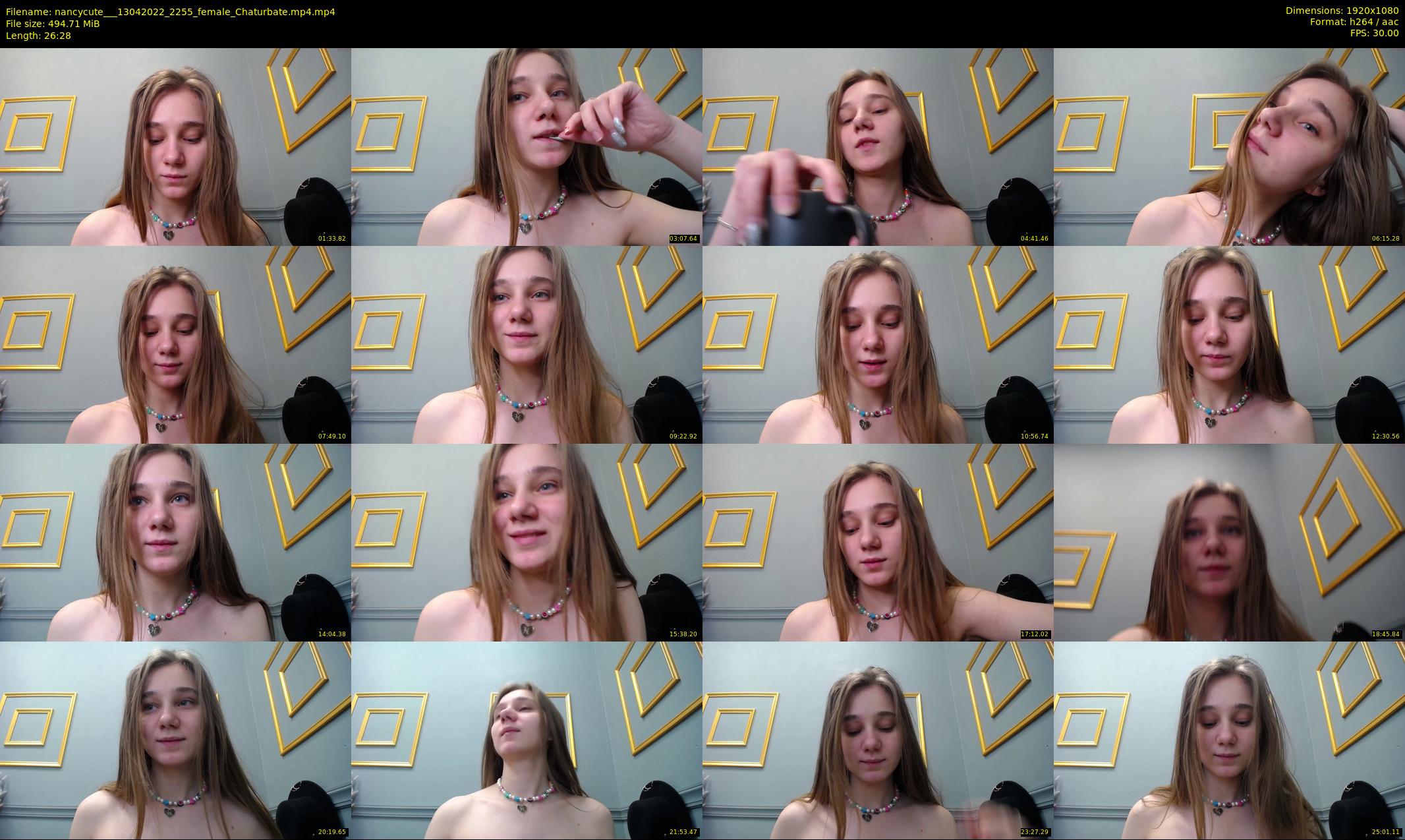 nancycute__ — 27 minute Chaturbate female cam show recording, 1080p, Apr 13, 2022