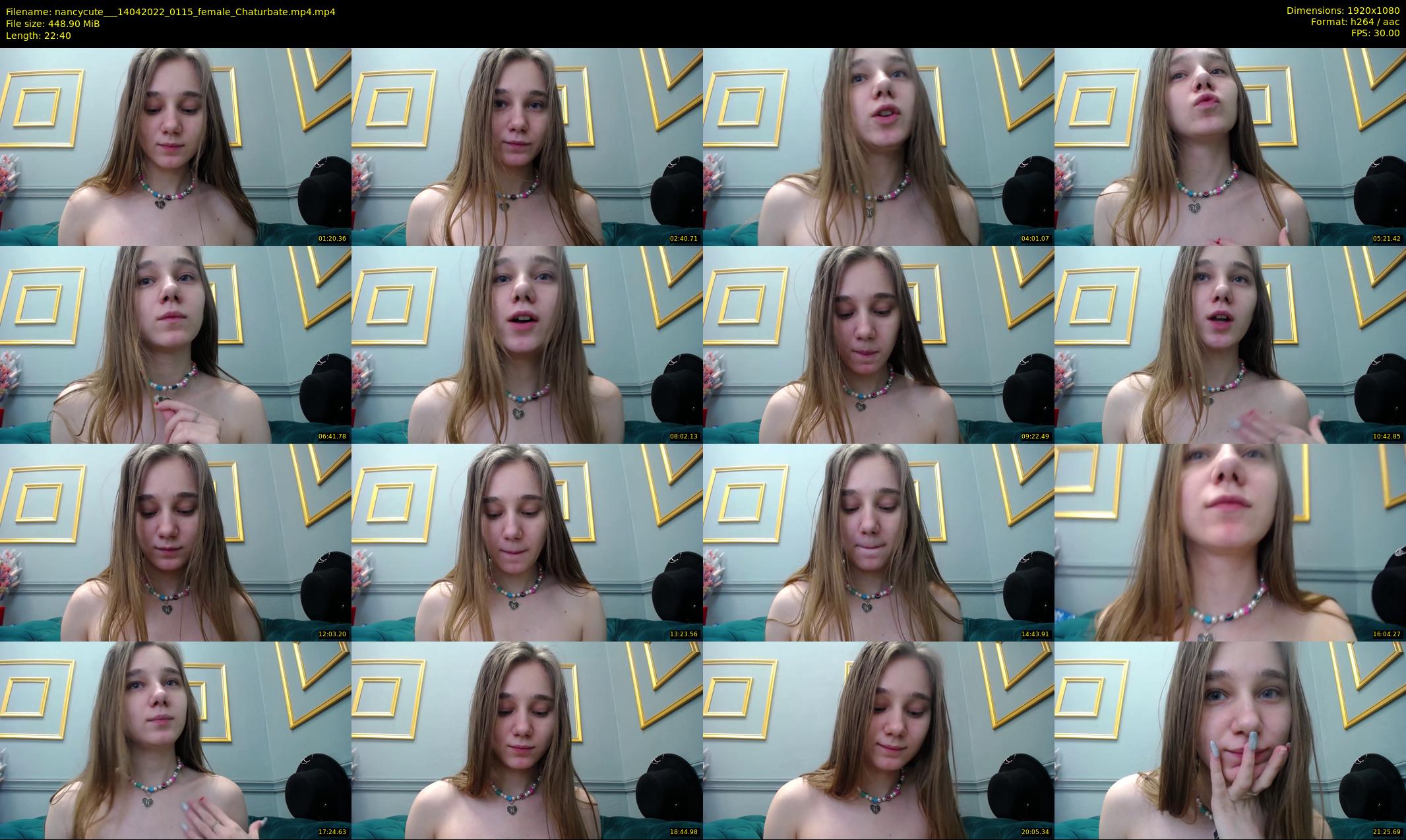 nancycute__ — 23 minute Chaturbate female cam show recording, 1080p, Apr 14, 2022