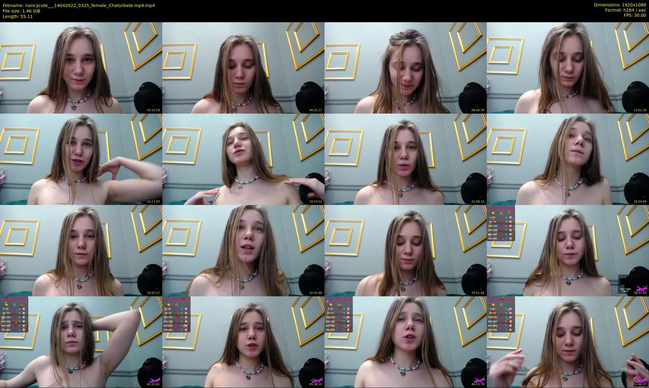 nancycute__ — 56 minute Chaturbate female cam show recording, 1080p, Apr 14, 2022