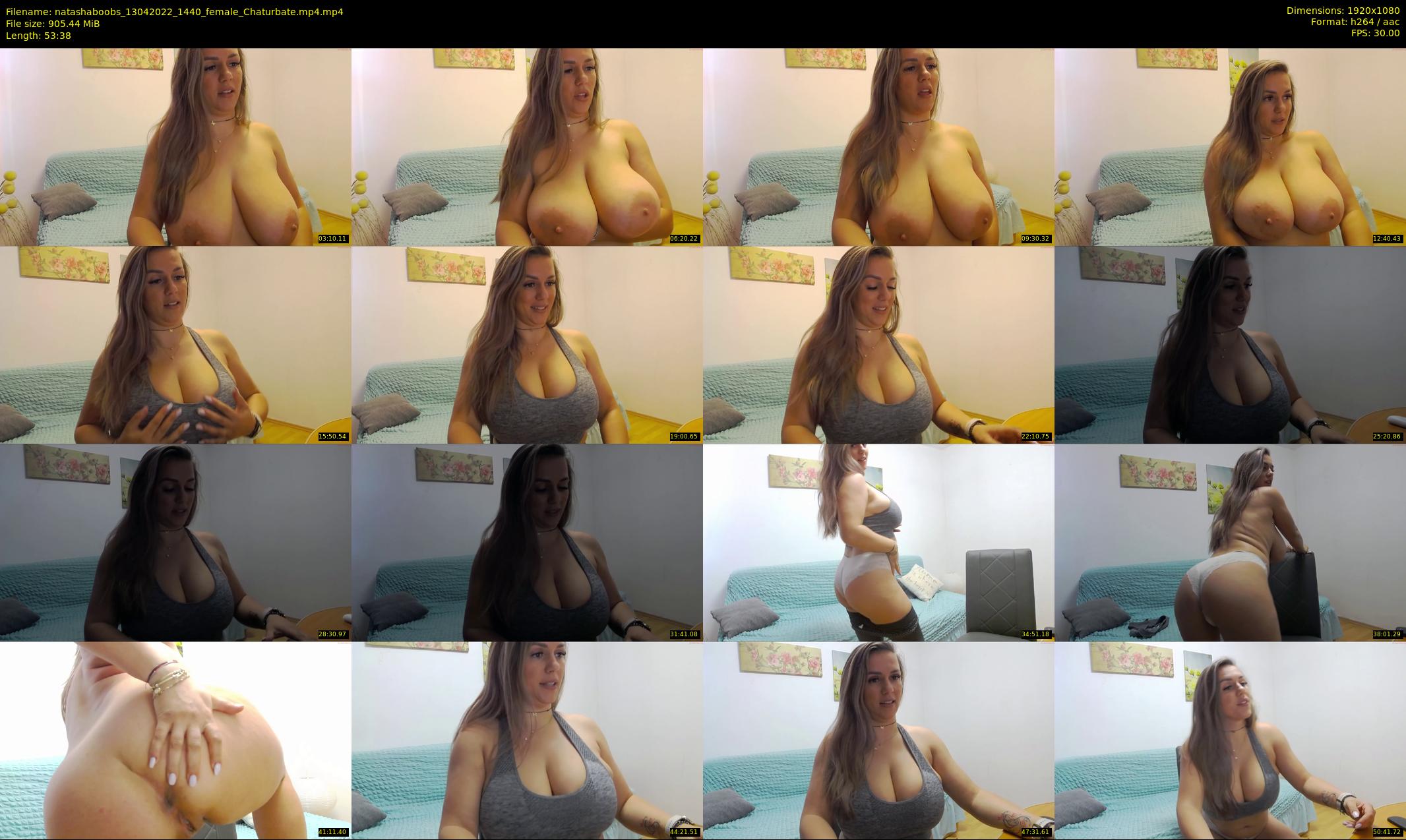 natashaboobs — 54 minute Chaturbate female cam show recording, 1080p, Apr 13, 2022