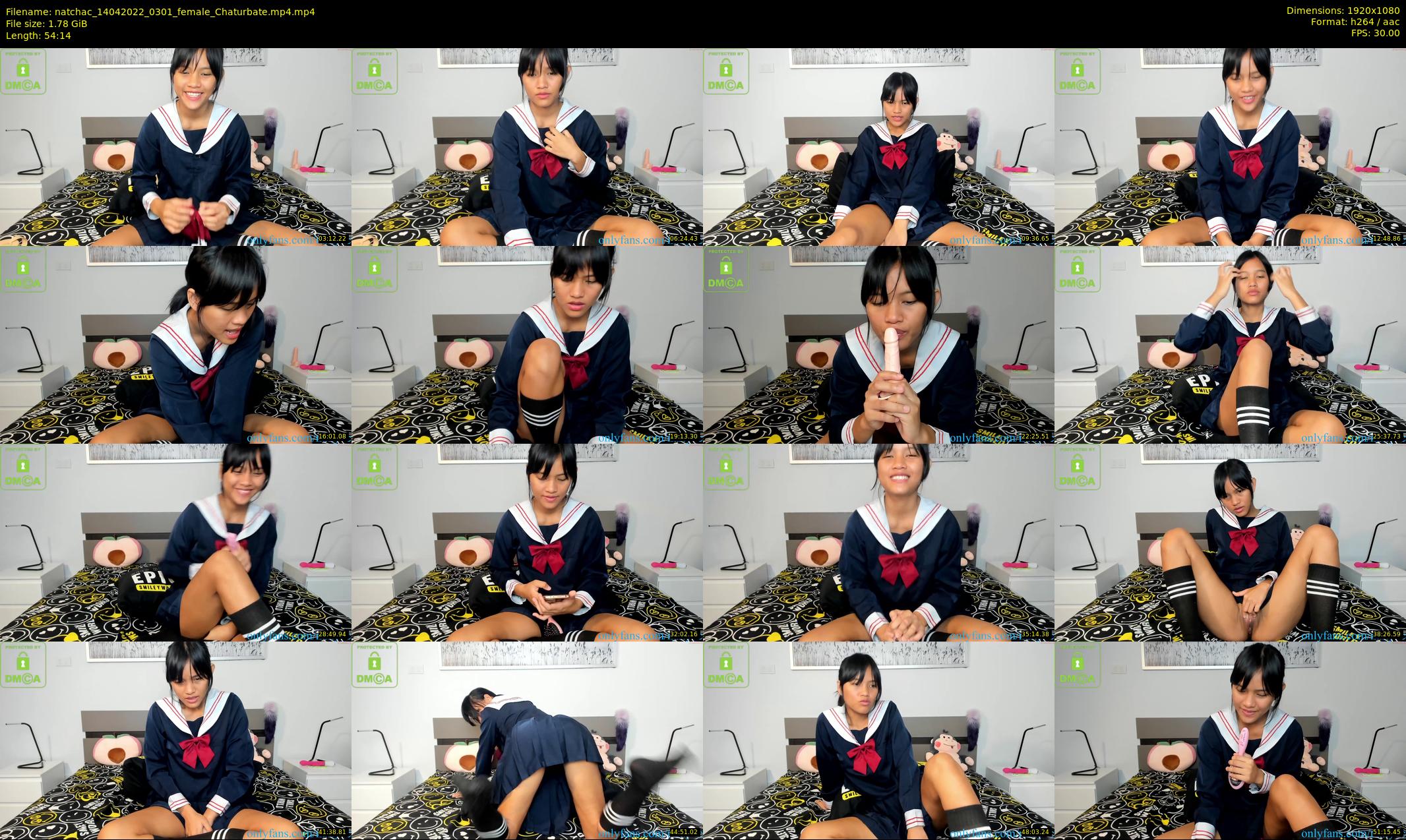natchac — 55 minute Chaturbate female cam show recording, 1080p, Apr 14, 2022