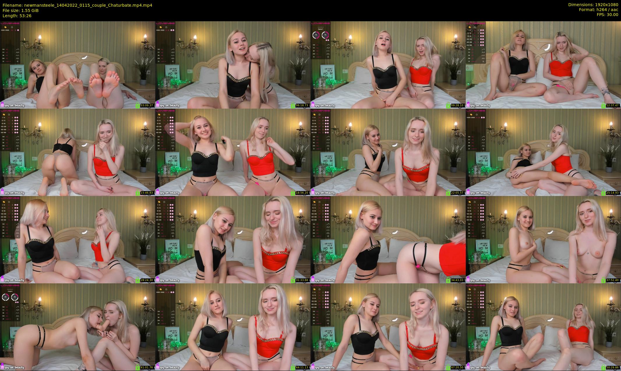 newmansteele — 54 minute Chaturbate couple cam show recording, 1080p, Apr 14, 2022