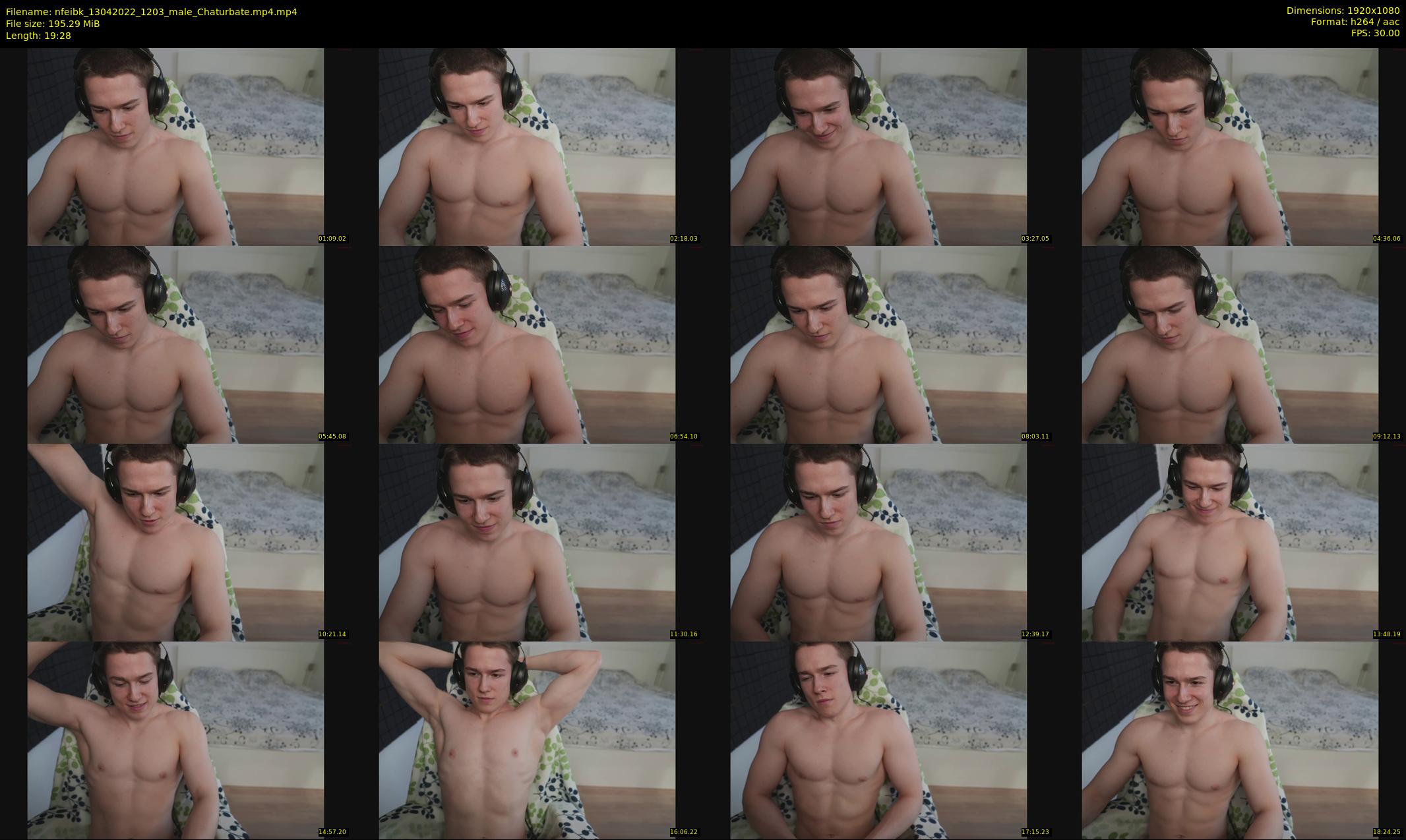 nfeibk — 20 minute Chaturbate male cam show recording, 1080p, Apr 13, 2022
