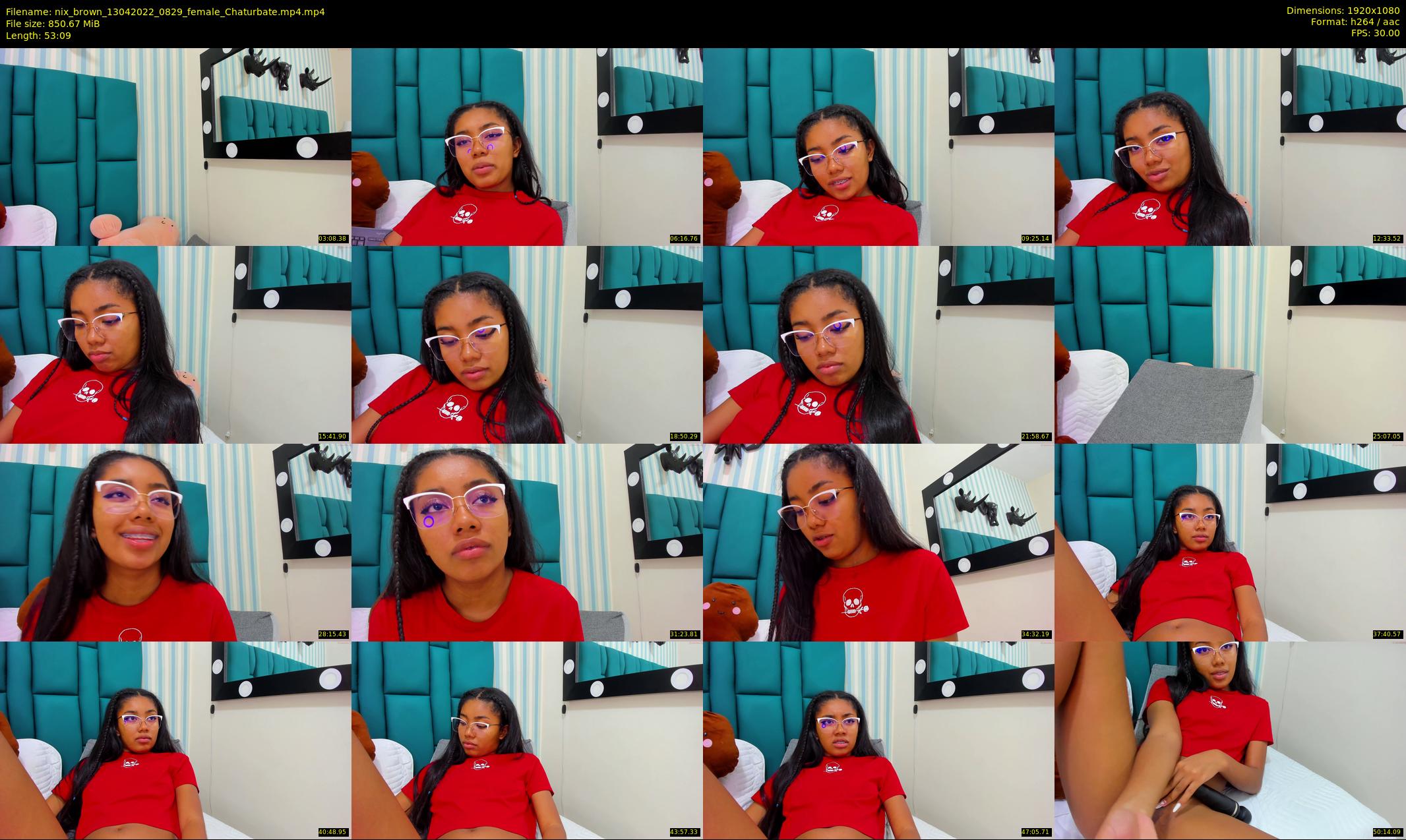 nix_brown — 54 minute Chaturbate female cam show recording, 1080p, Apr 13, 2022